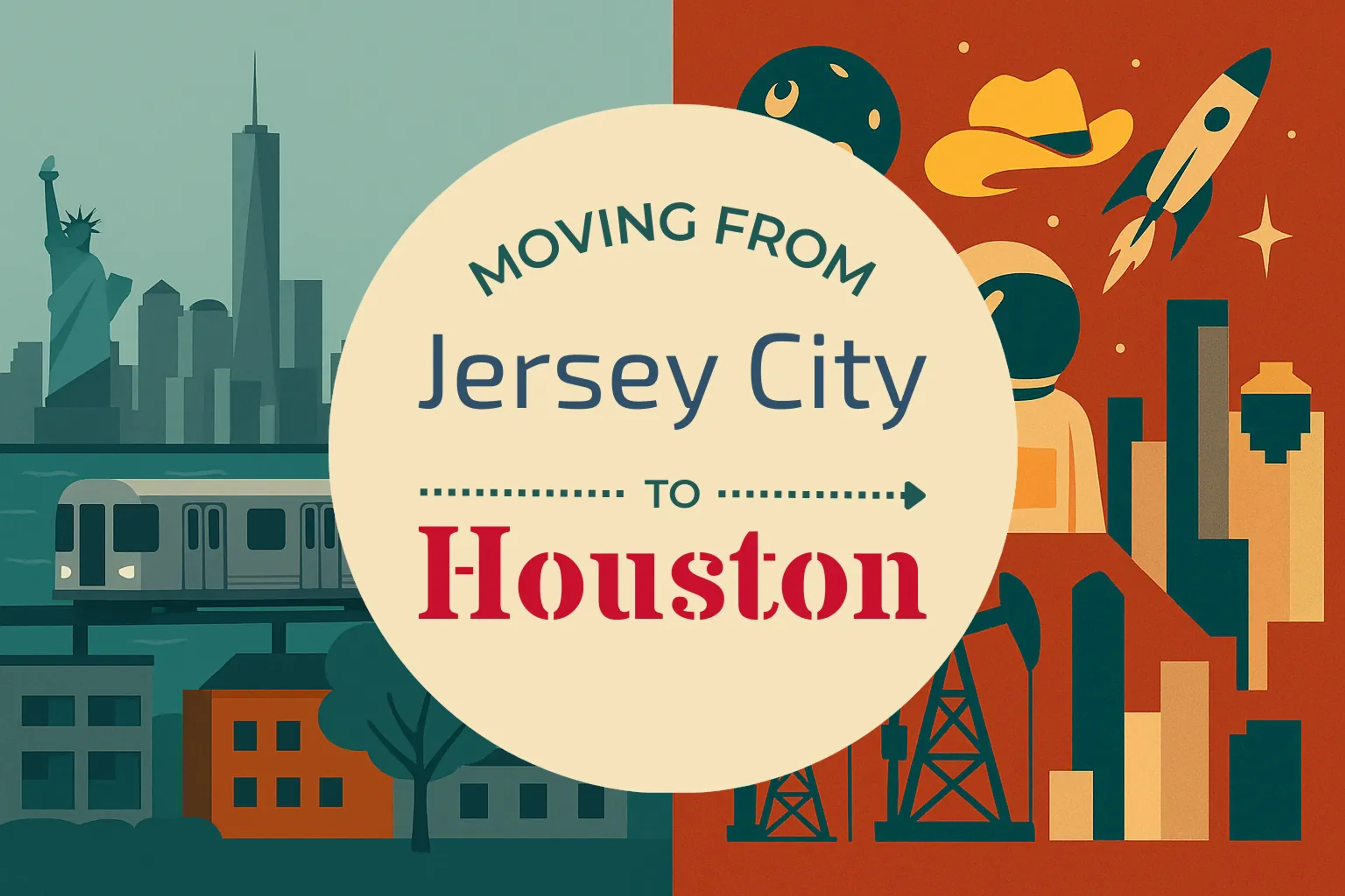 Side-by-side comparison of Jersey City to Houston moving companies