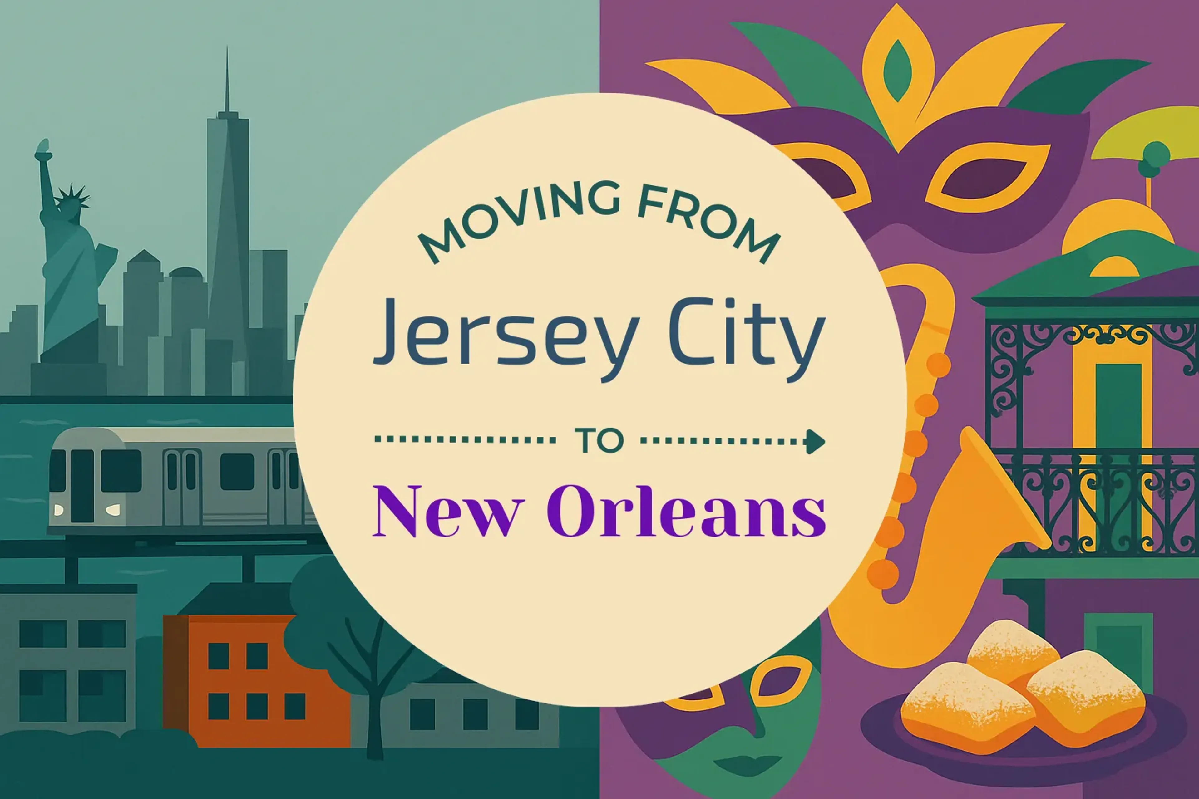 Side-by-side comparison of Jersey City to New Orleans moving companies