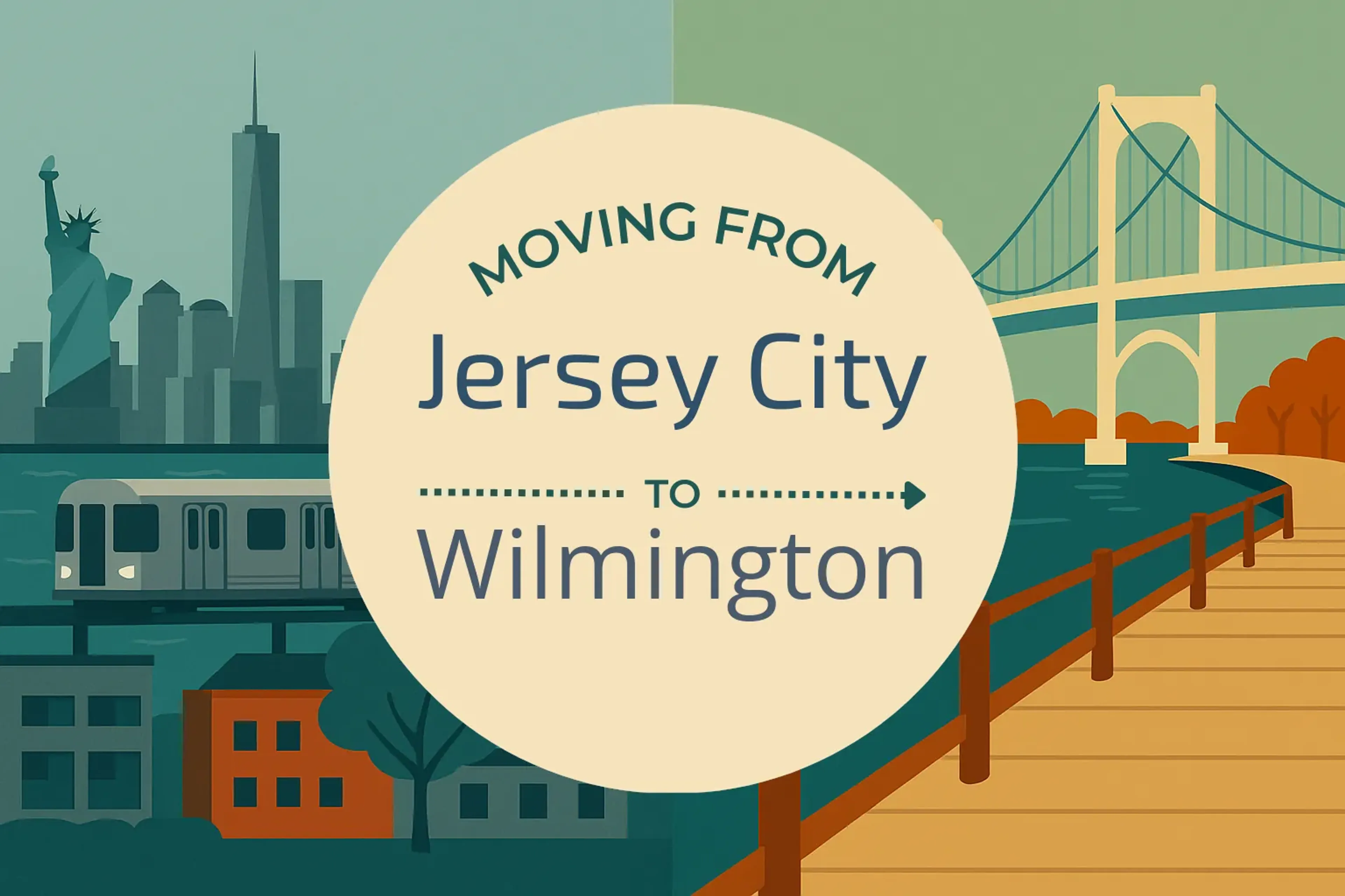 Side-by-side comparison of Jersey City to Wilmington moving companies