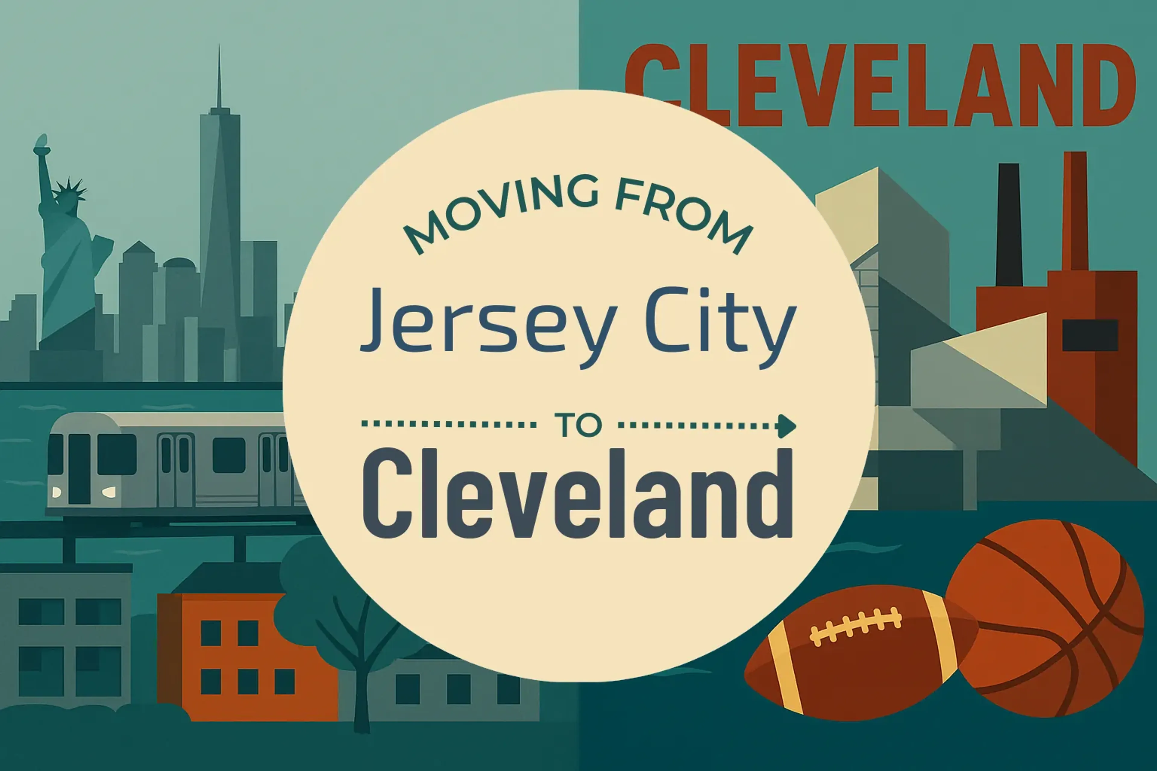 Side-by-side comparison of Jersey City to Cleveland moving companies