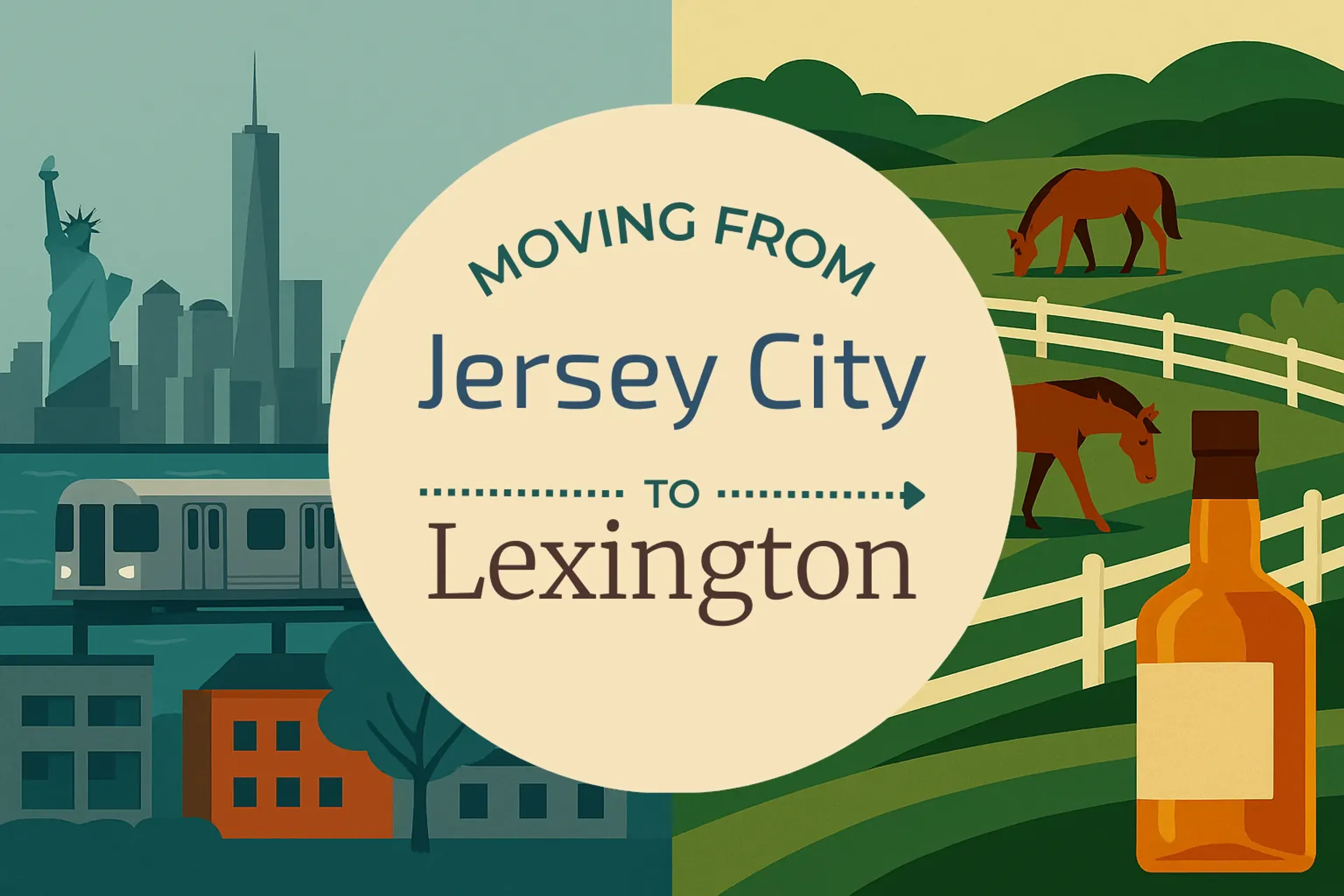 Side-by-side comparison of Jersey City to Lexington moving companies