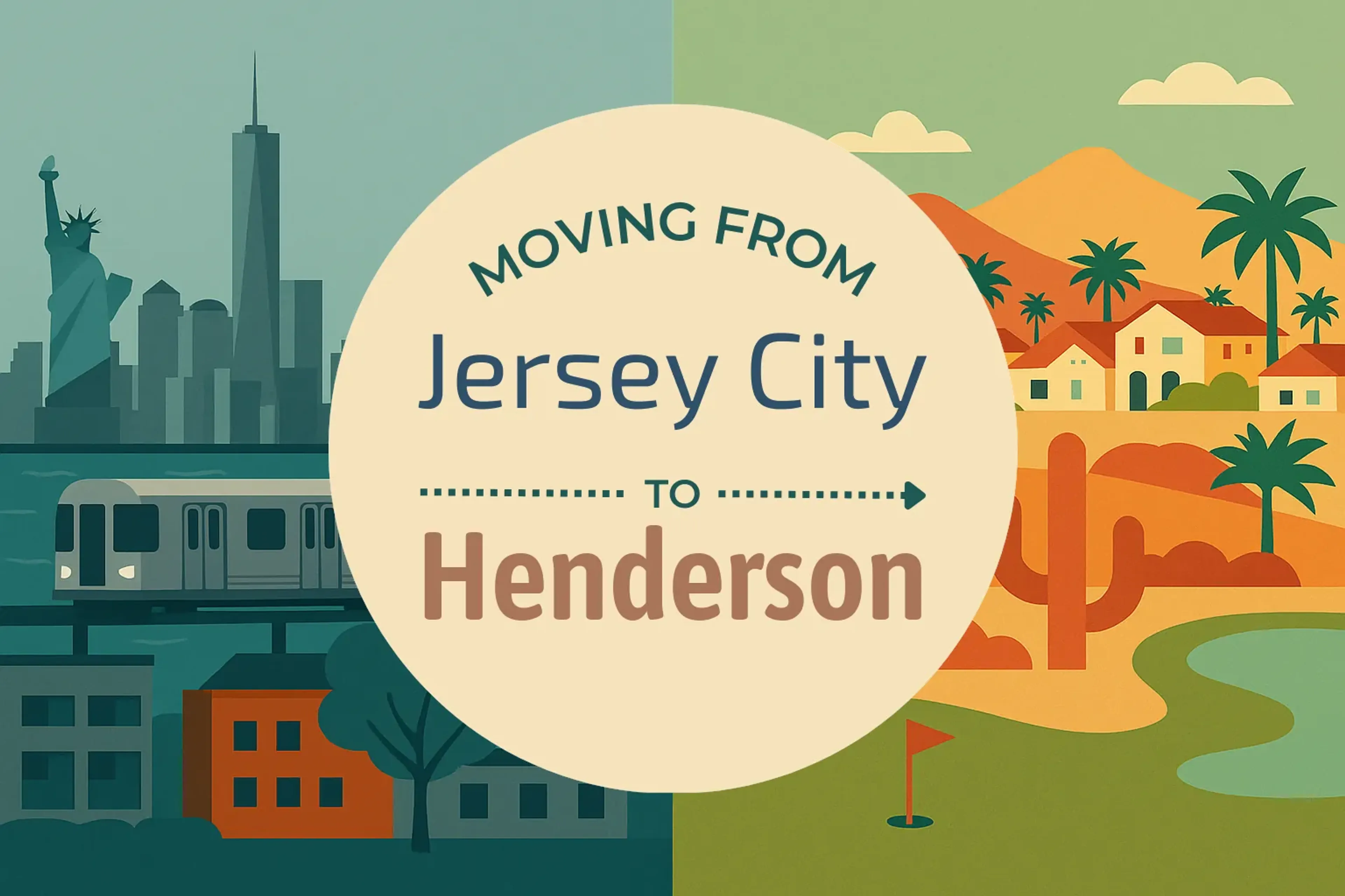 Side-by-side comparison of Jersey City to Henderson moving companies