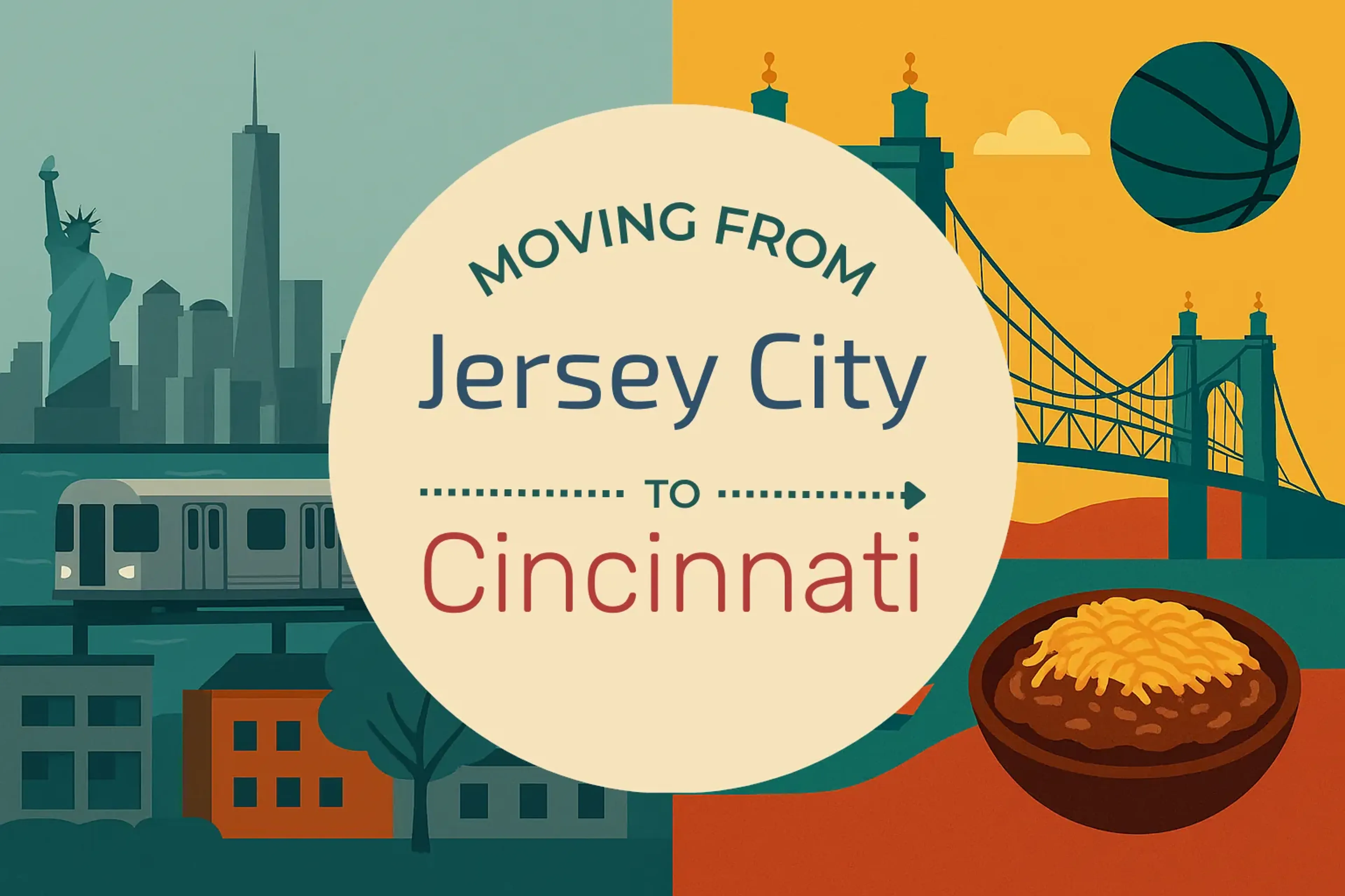 Side-by-side comparison of Jersey City to Cincinnati moving companies
