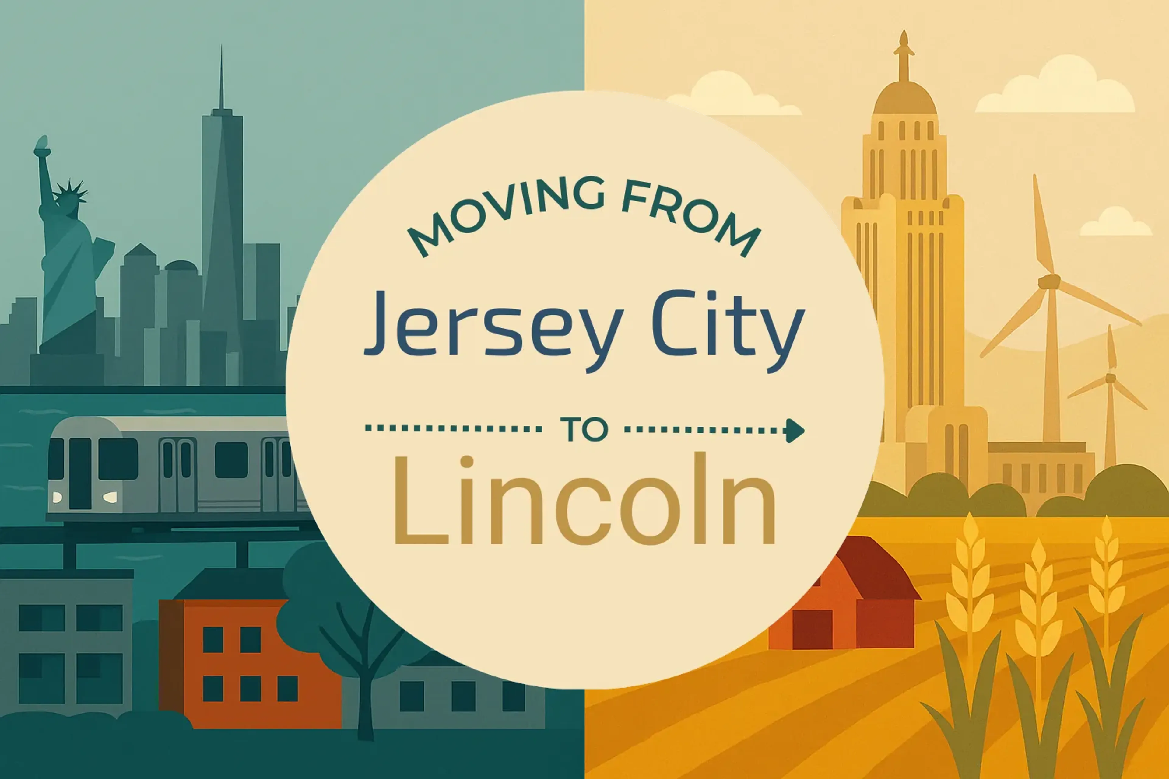 Side-by-side comparison of Jersey City to Lincoln moving companies
