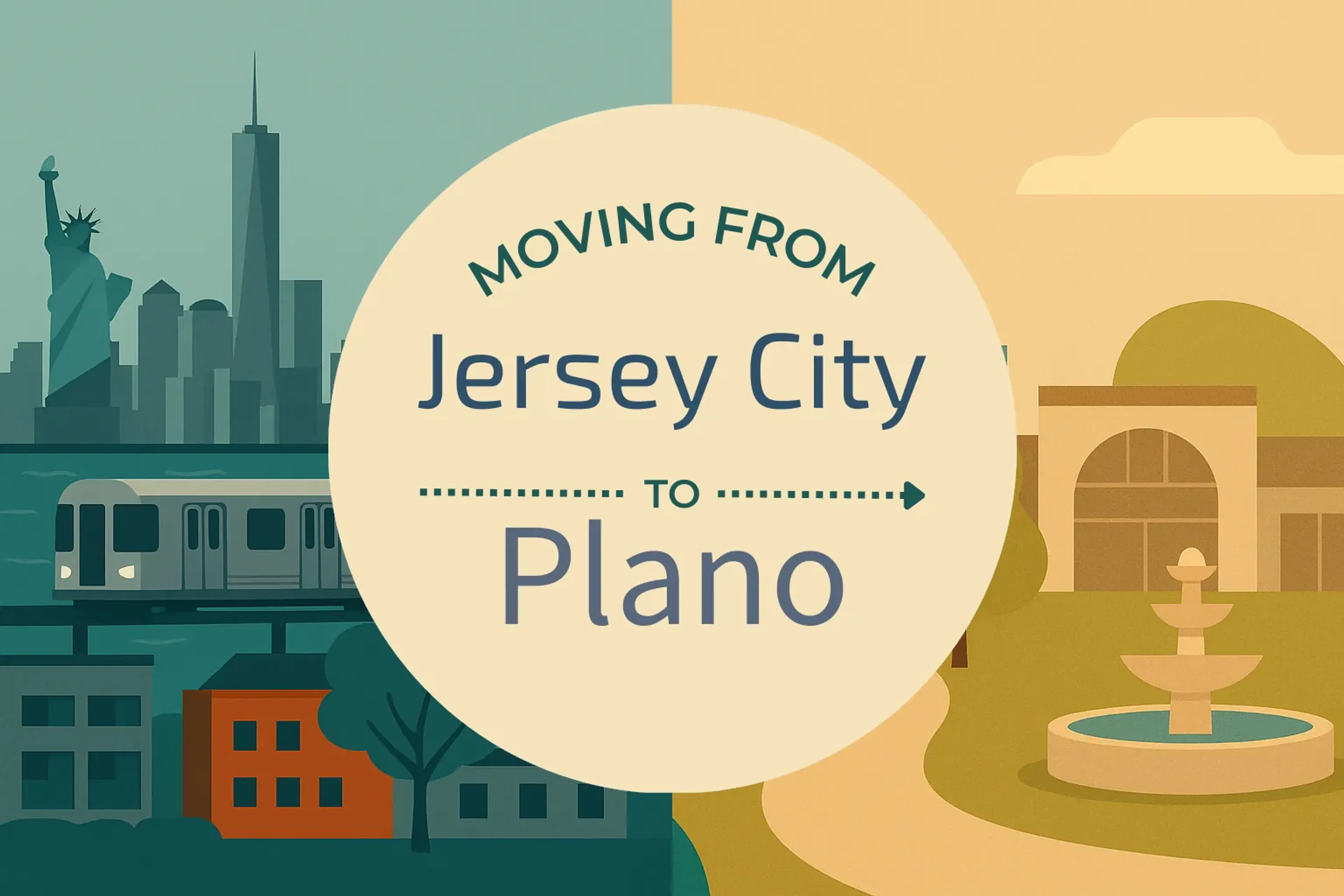 Side-by-side comparison of Jersey City to Plano moving companies