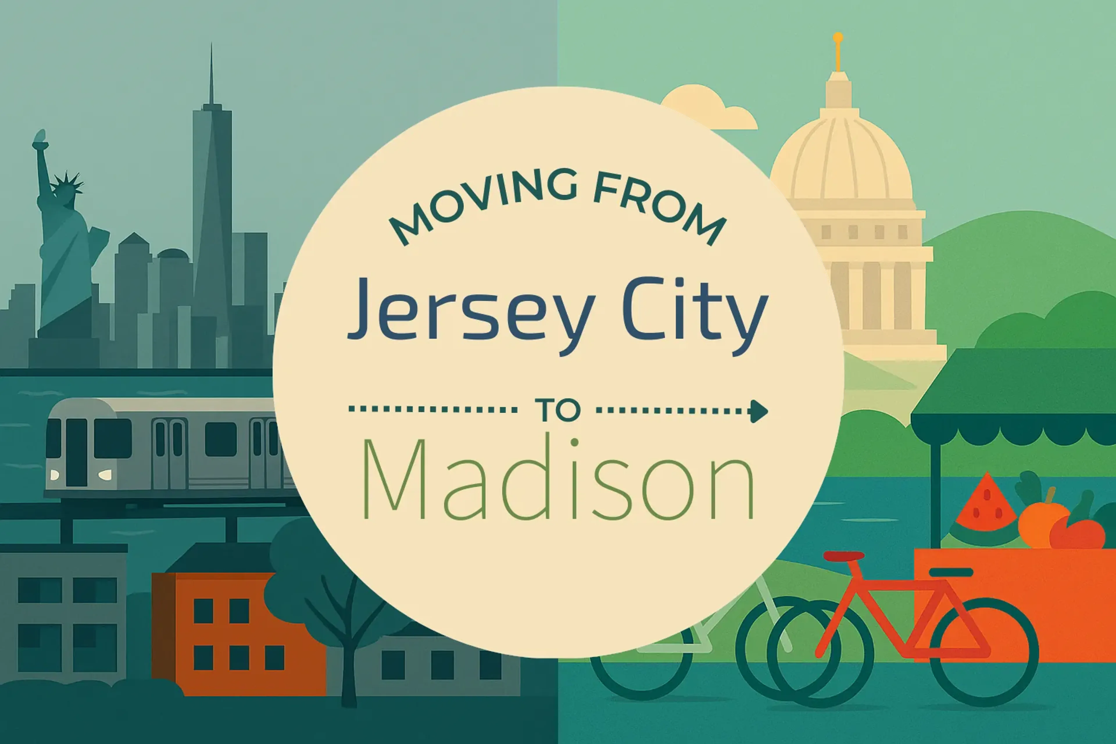 Side-by-side comparison of Jersey City to Madison moving companies