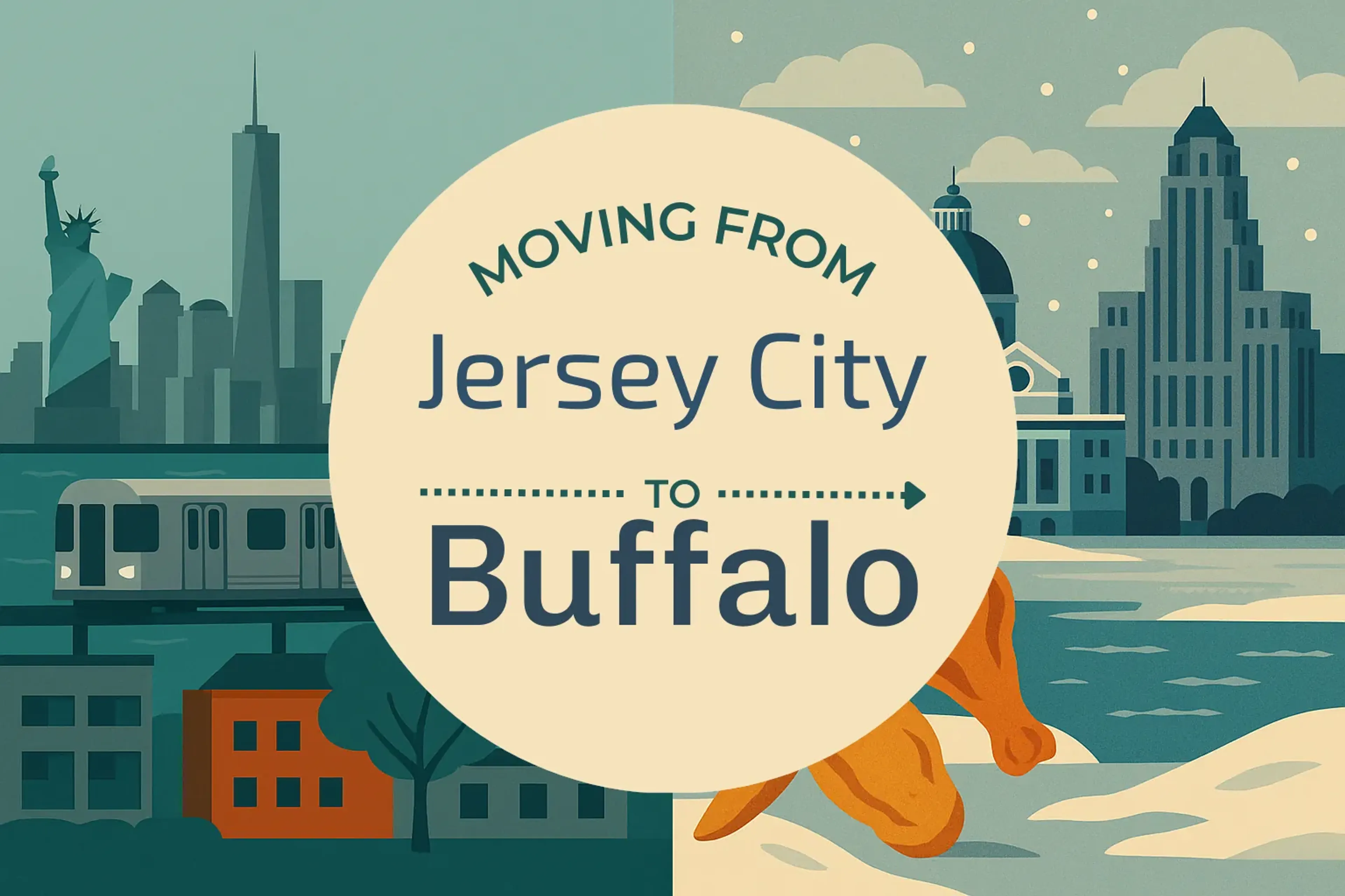 Side-by-side comparison of Jersey City to Buffalo moving companies