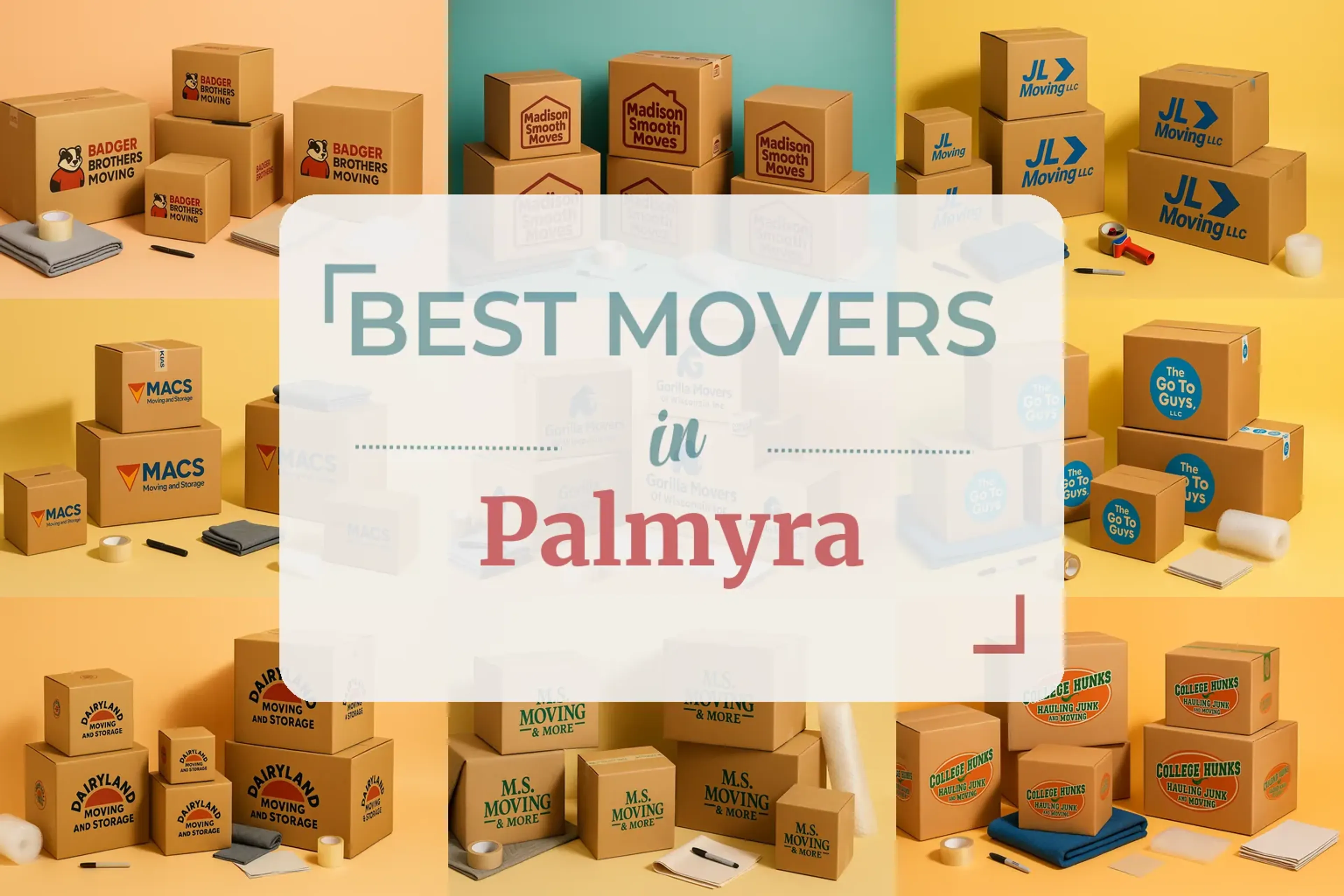 Side-by-side comparison of Palmyra moving companies