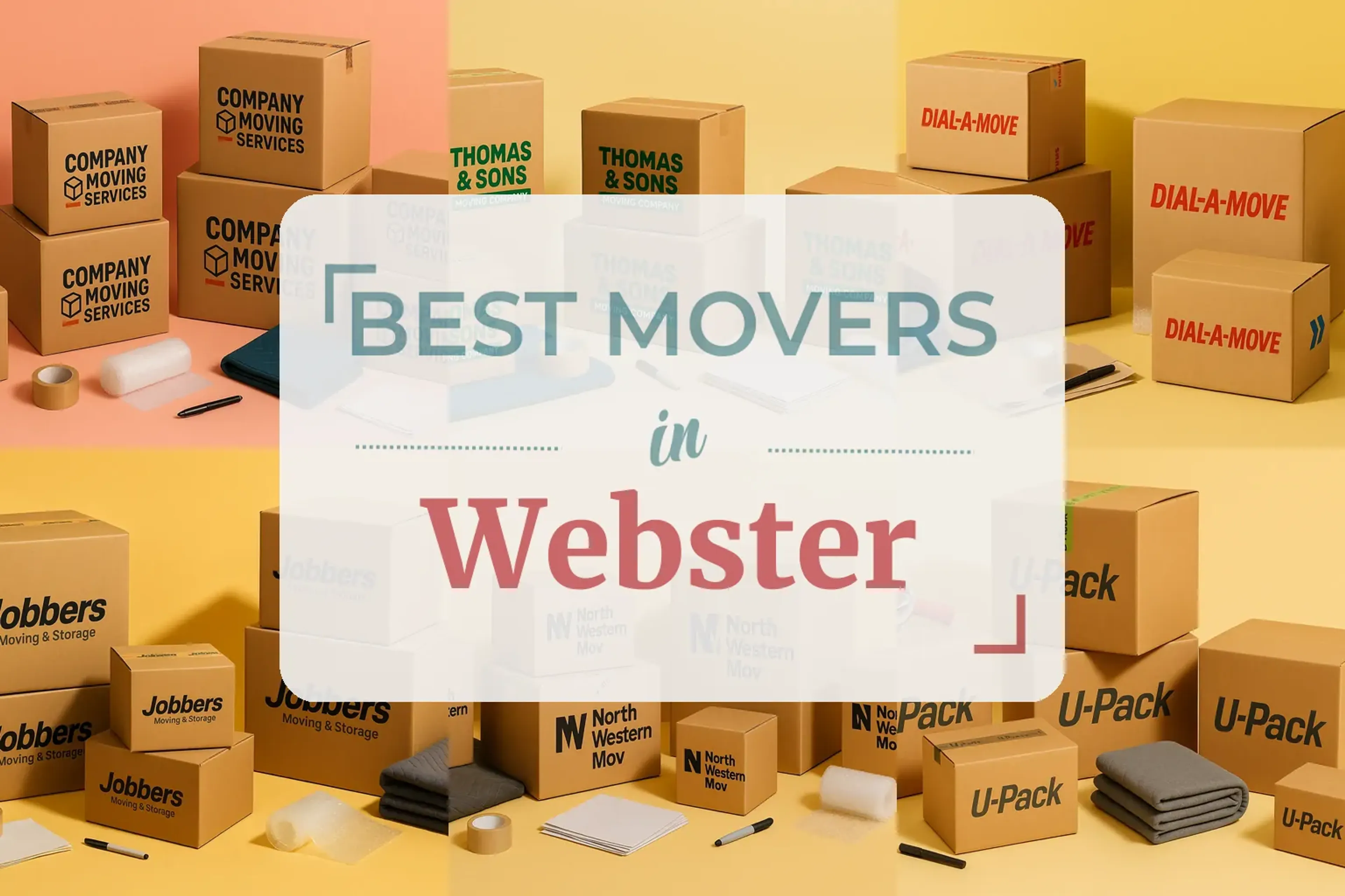 Side-by-side comparison of Webster moving companies