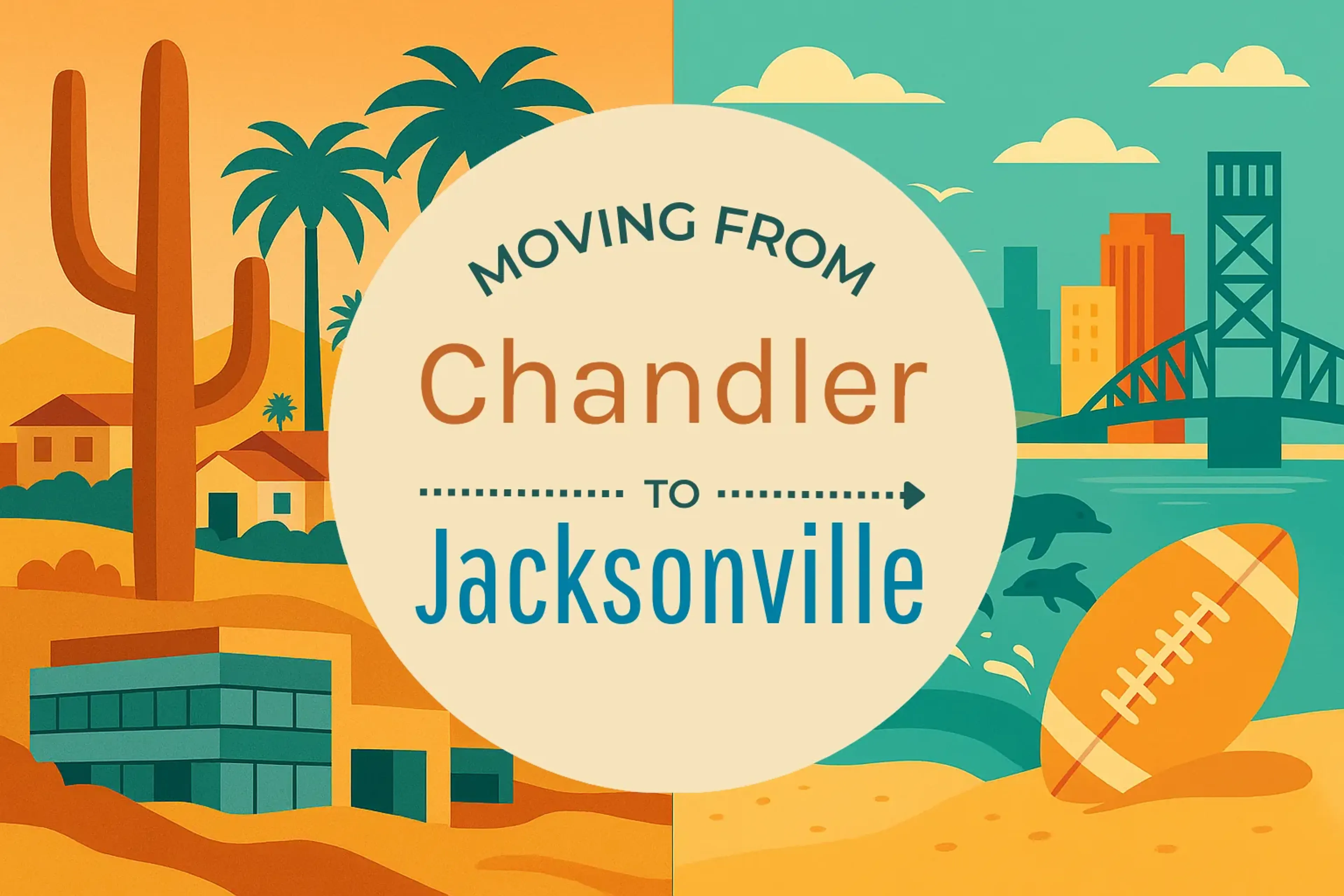 Side-by-side comparison of Chandler to Jacksonville moving companies