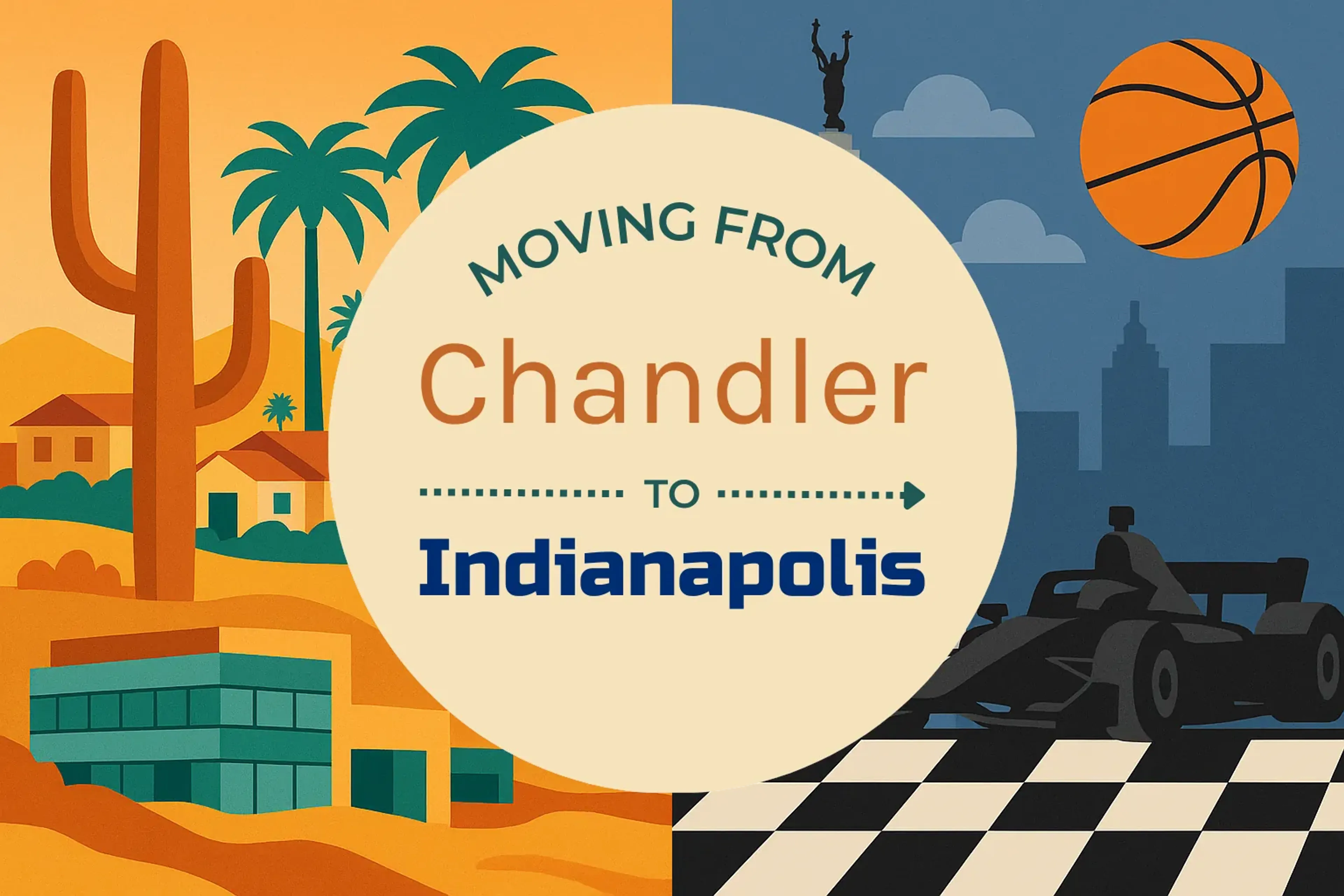 Side-by-side comparison of Chandler to Indianapolis moving companies