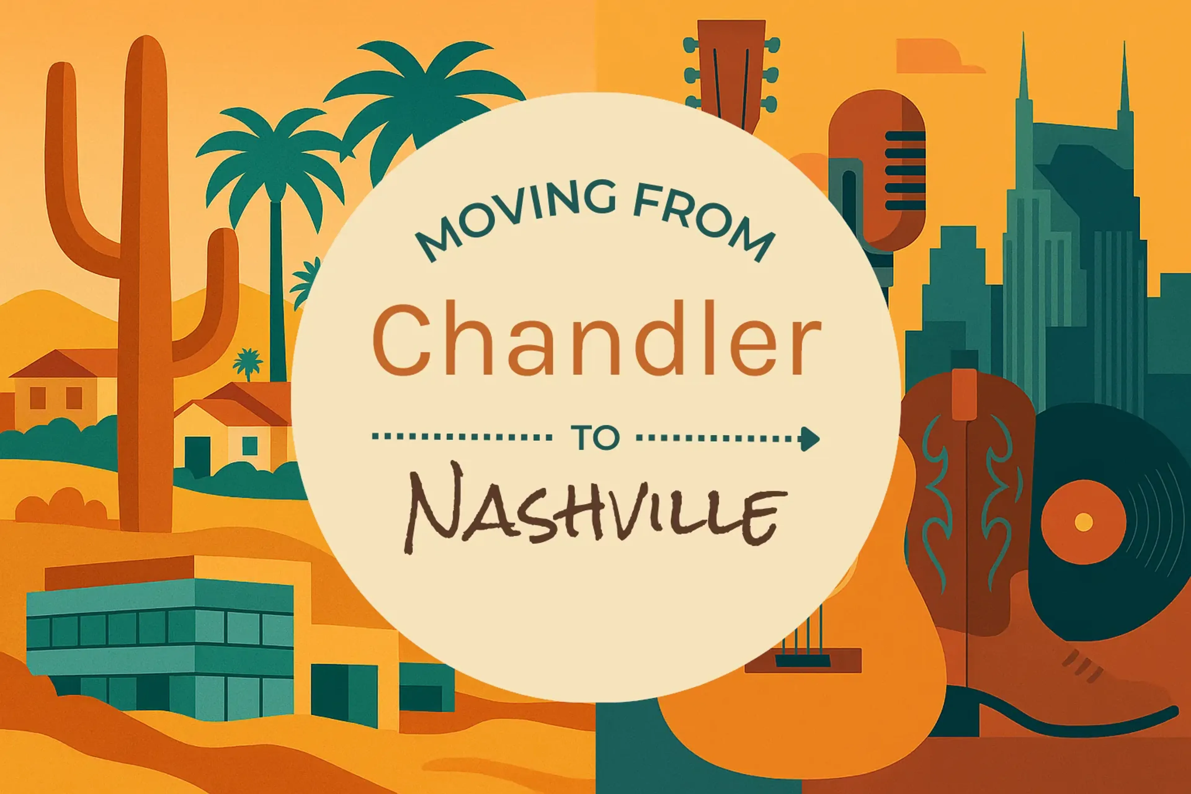 Side-by-side comparison of Chandler to Nashville moving companies