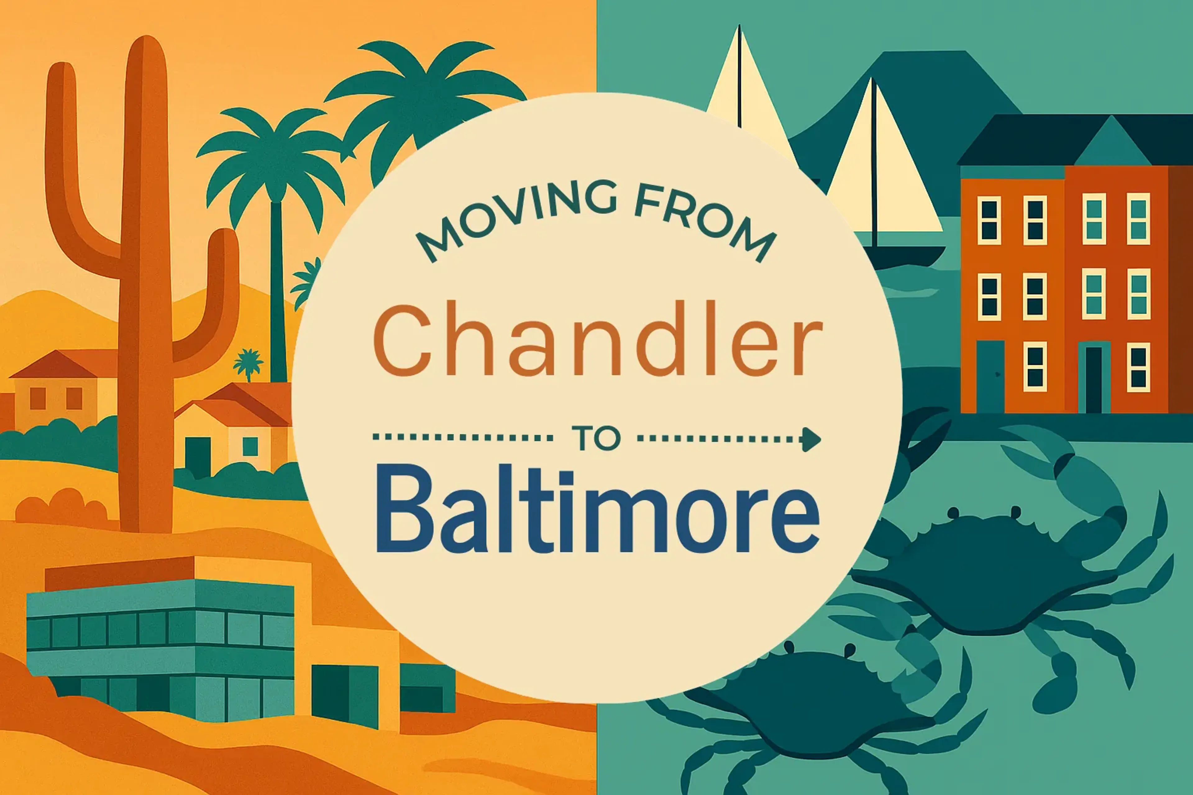 Side-by-side comparison of Chandler to Baltimore moving companies