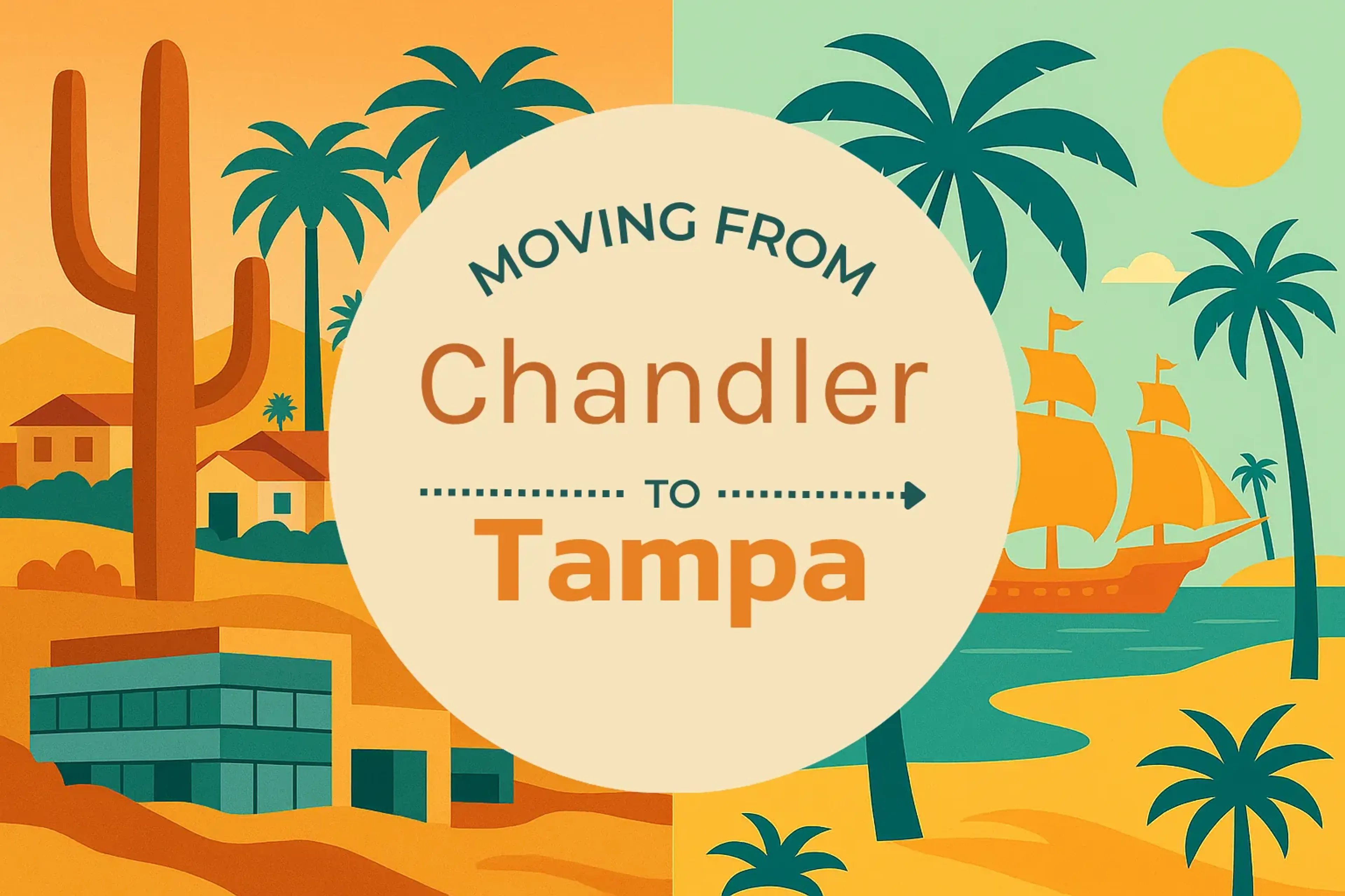 Side-by-side comparison of Chandler to Tampa moving companies