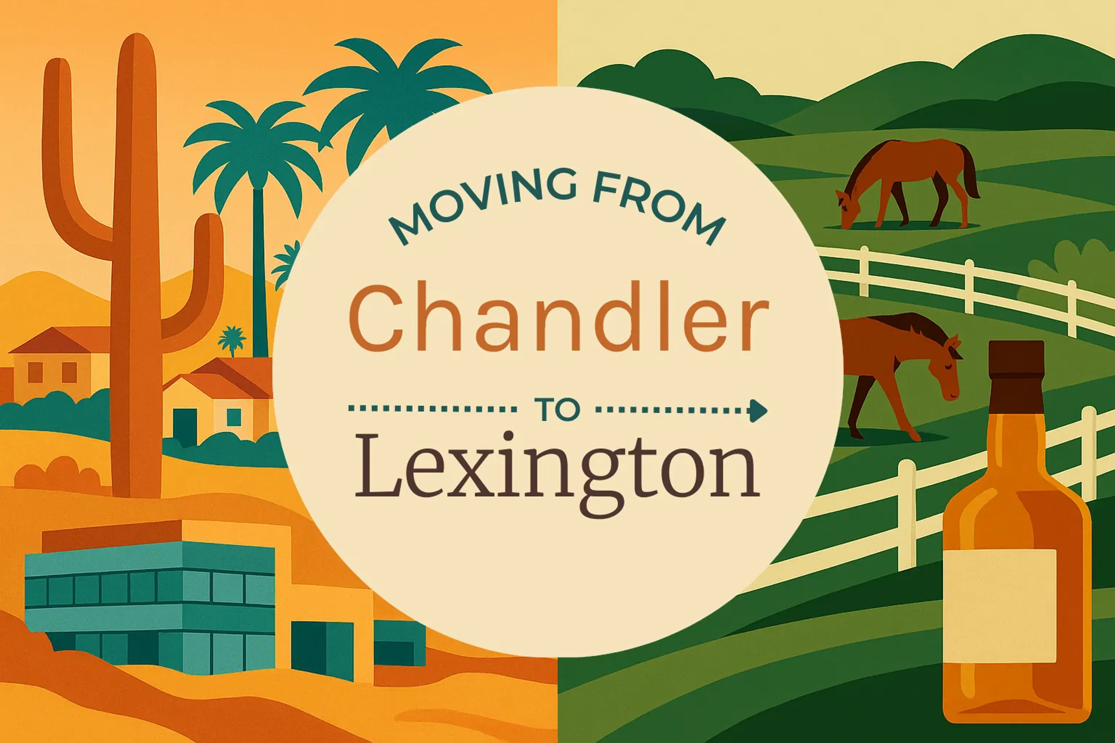 Side-by-side comparison of Chandler to Lexington moving companies