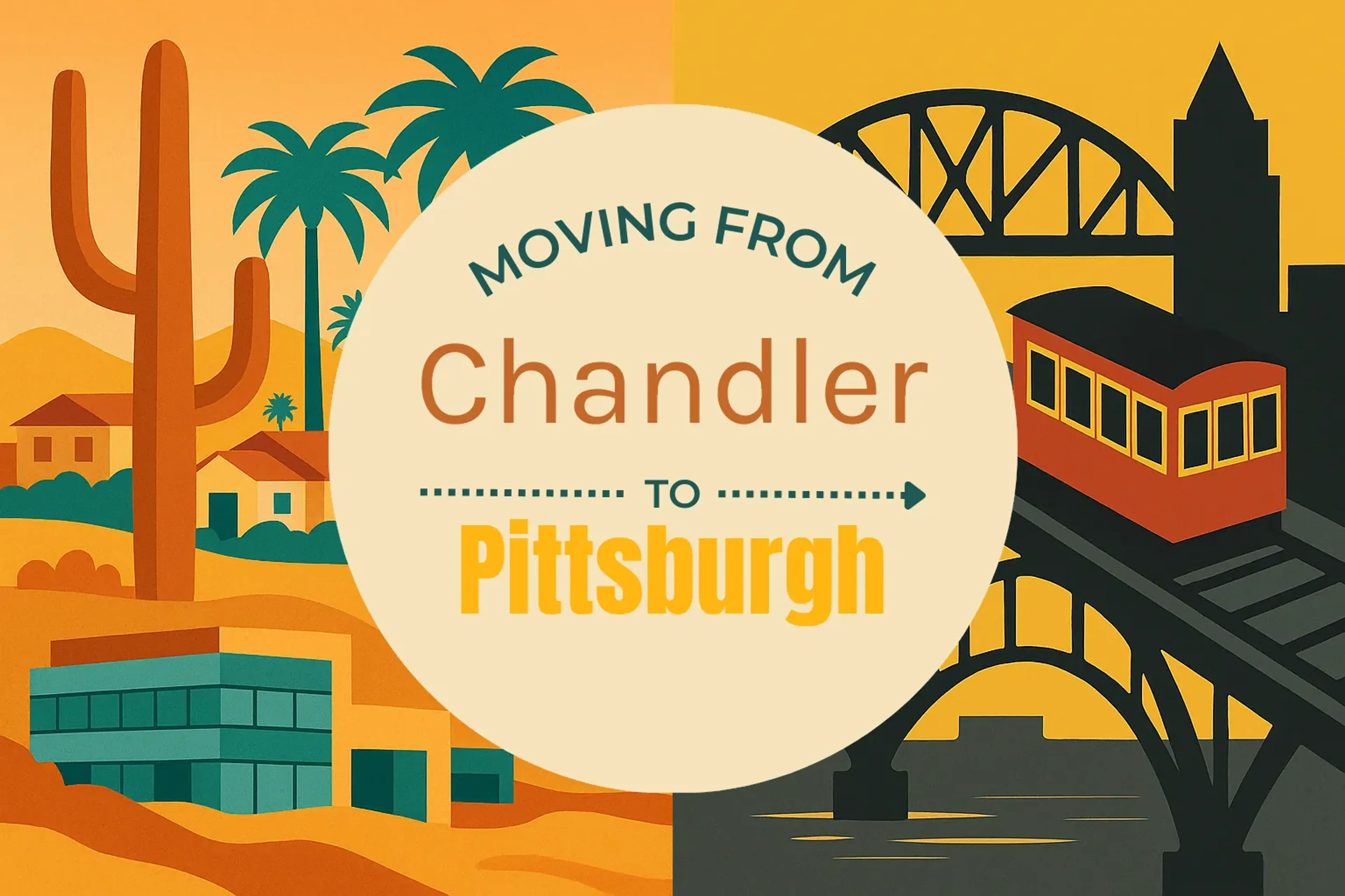 Side-by-side comparison of Chandler to Pittsburgh moving companies