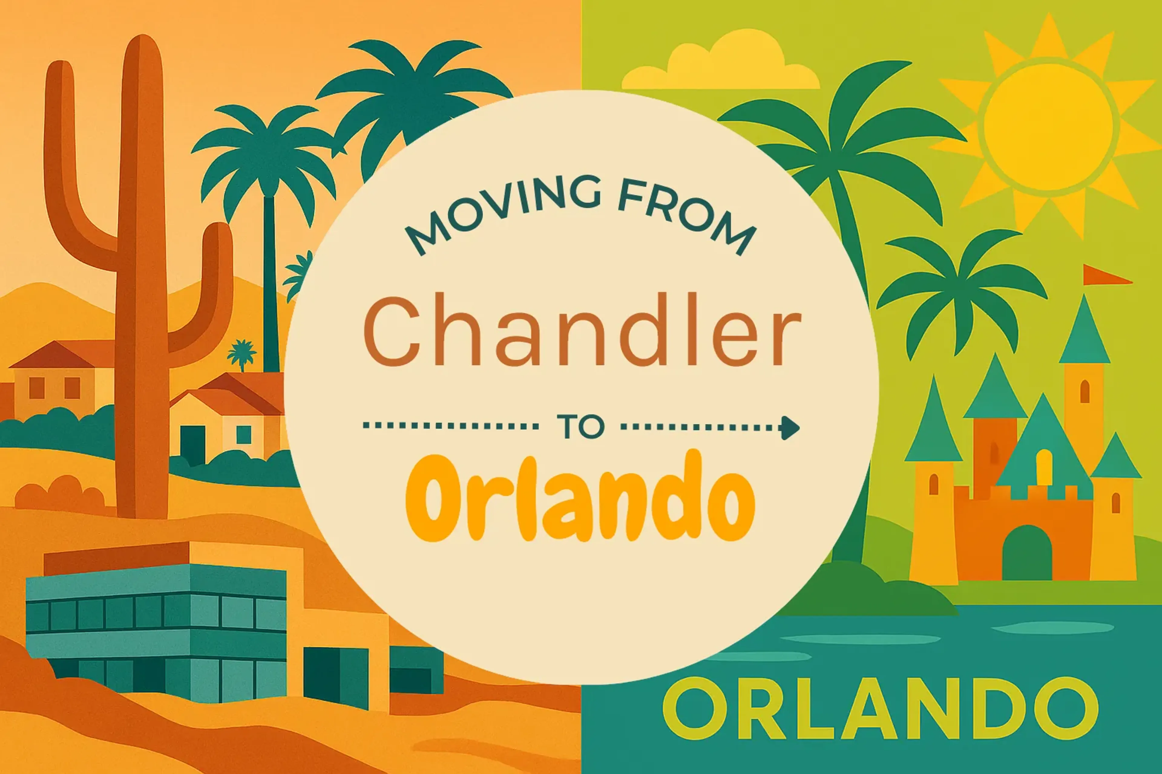 Side-by-side comparison of Chandler to Orlando moving companies