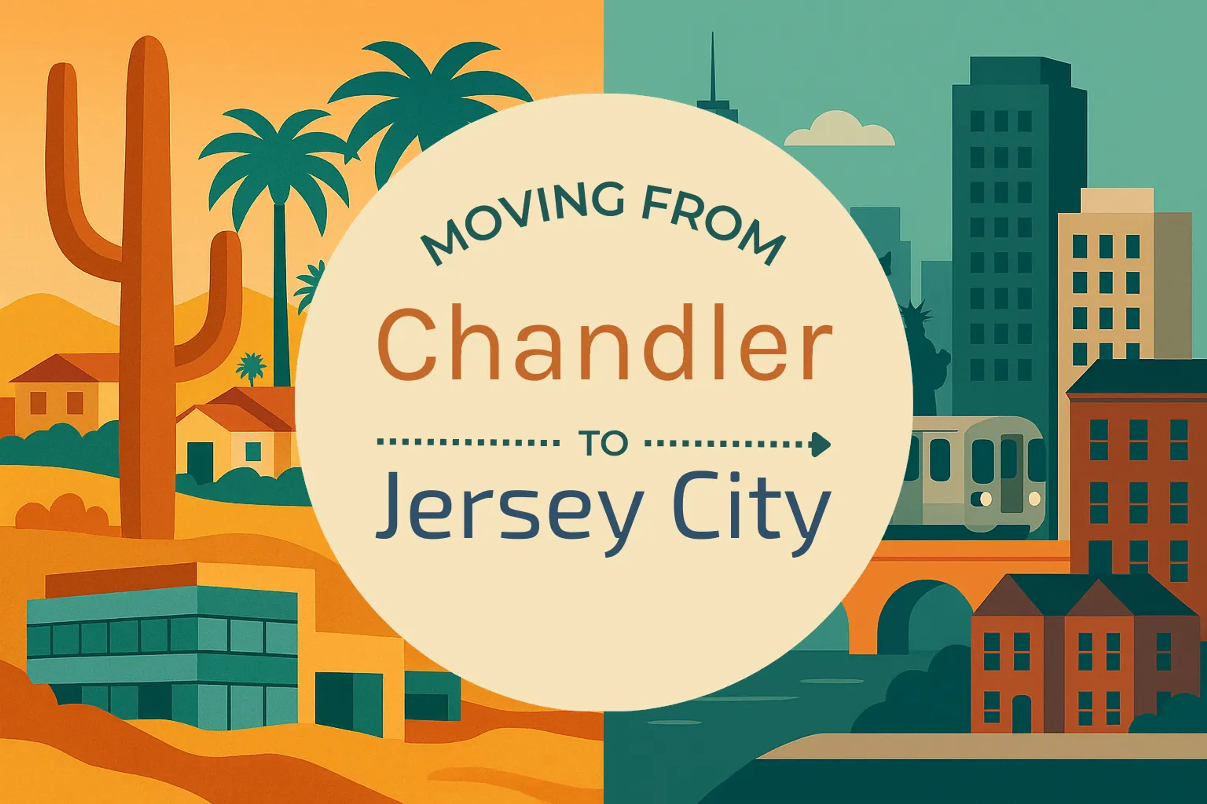 Side-by-side comparison of Chandler to Jersey City moving companies