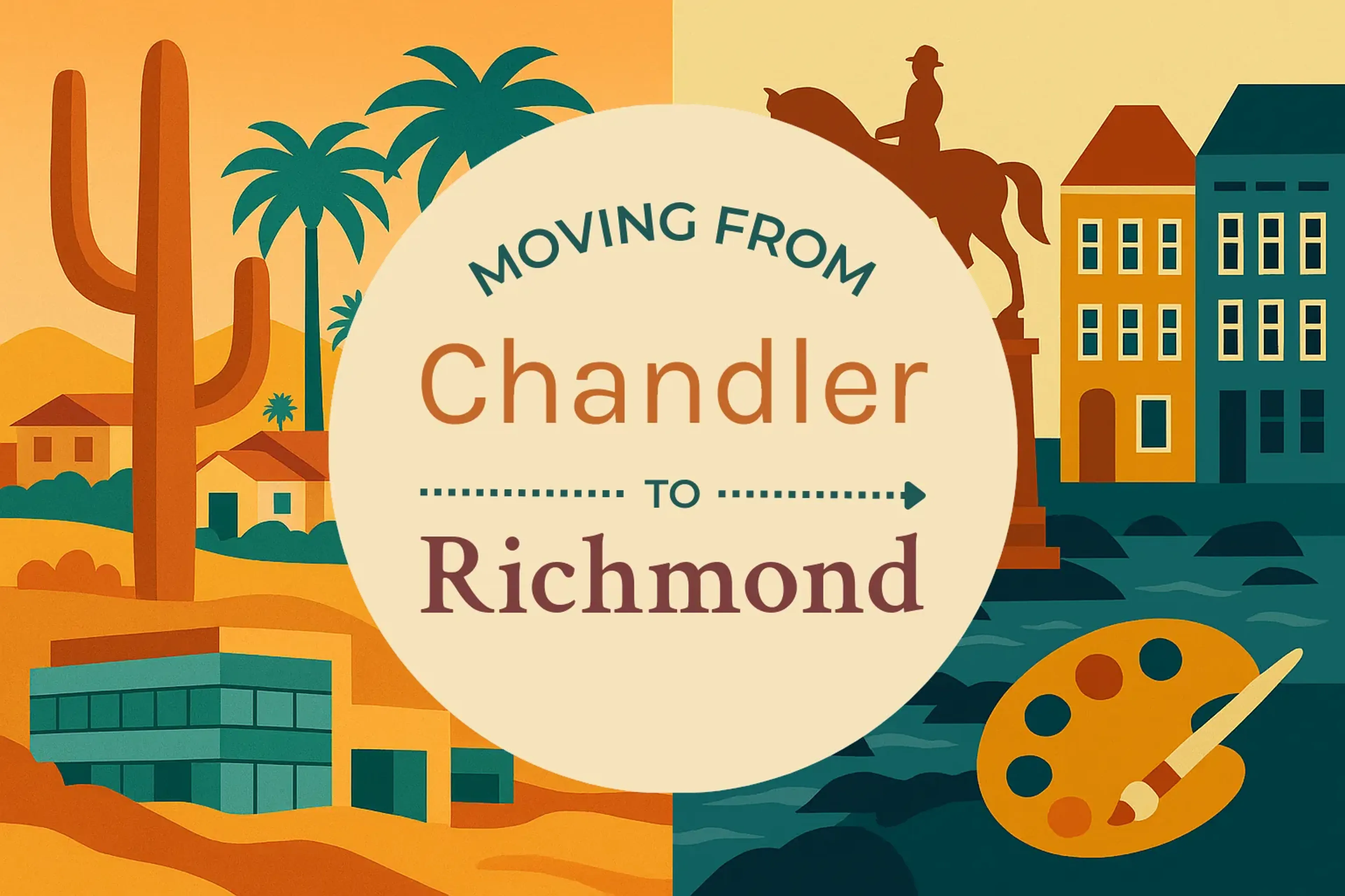 Side-by-side comparison of Chandler to Richmond moving companies