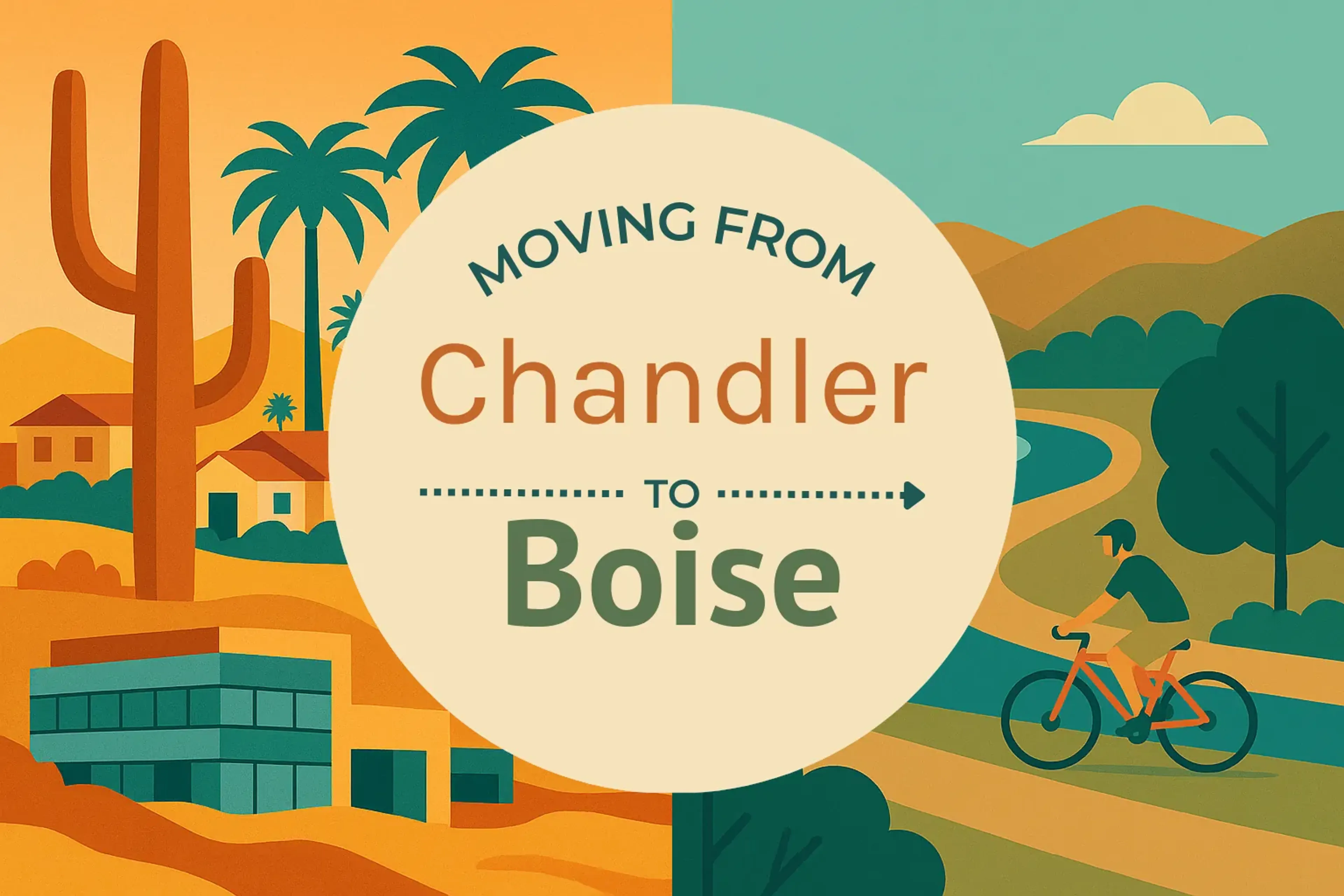 Side-by-side comparison of Chandler to Boise moving companies