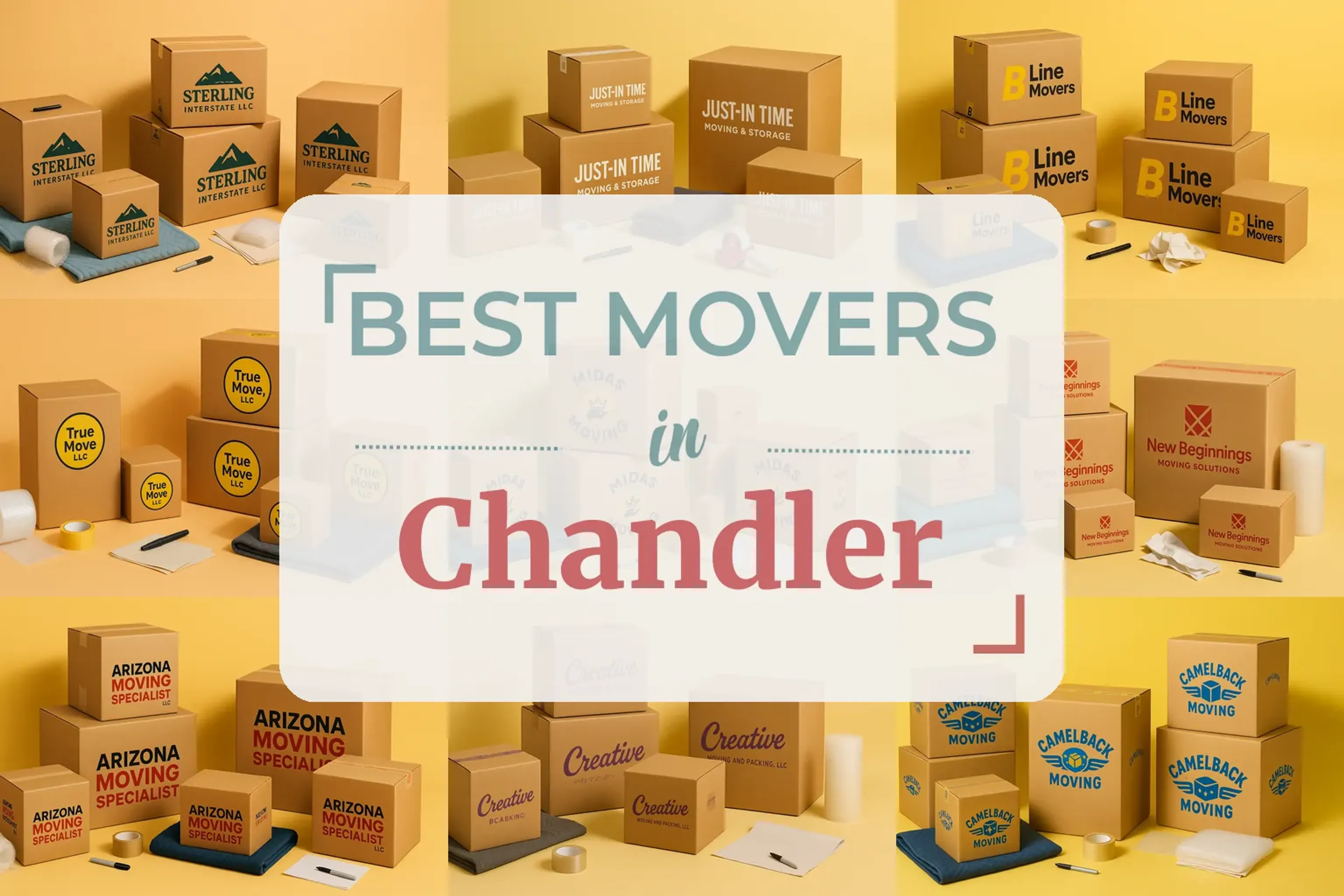 Side-by-side comparison of Chandler moving companies