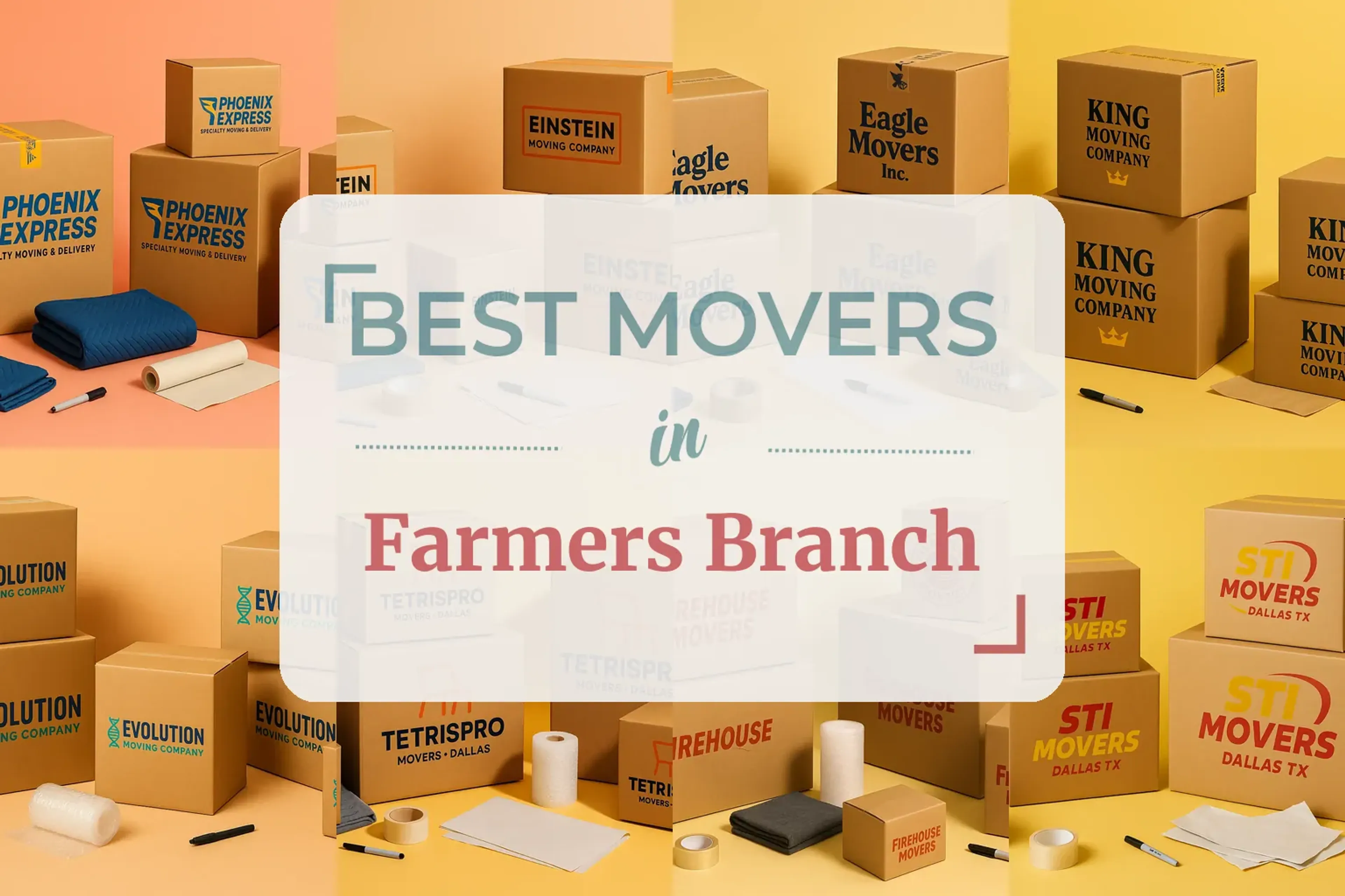 Side-by-side comparison of Farmers Branch moving companies