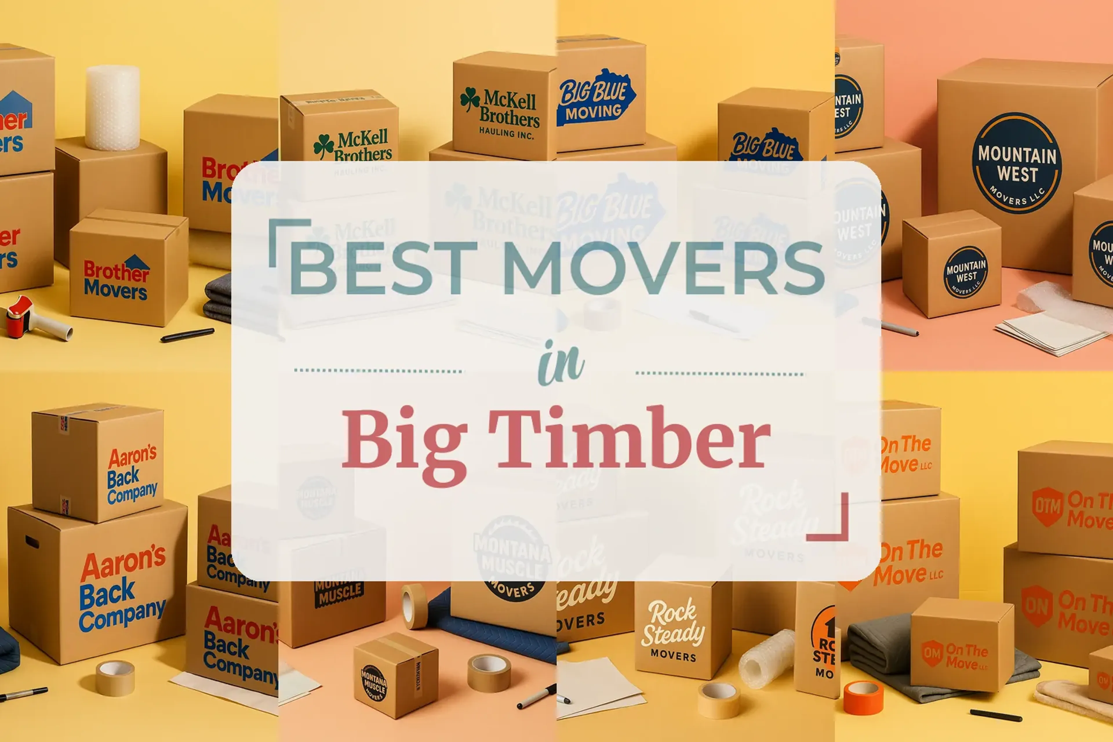 Side-by-side comparison of Big Timber moving companies