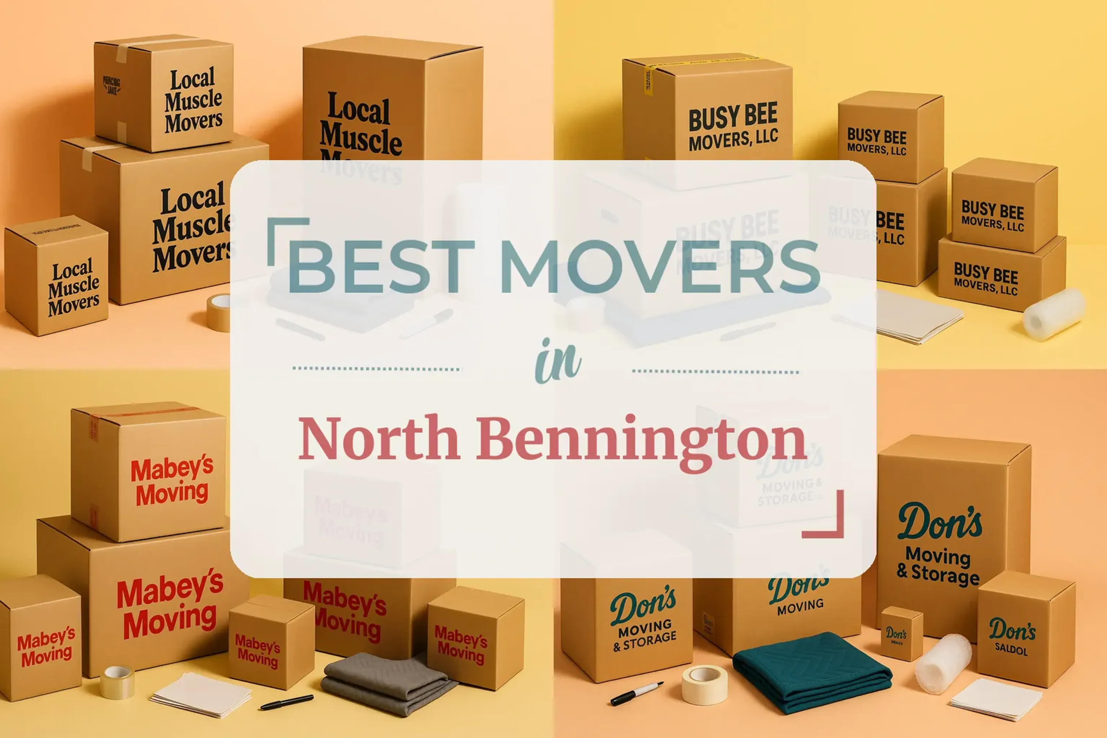 Side-by-side comparison of North Bennington moving companies