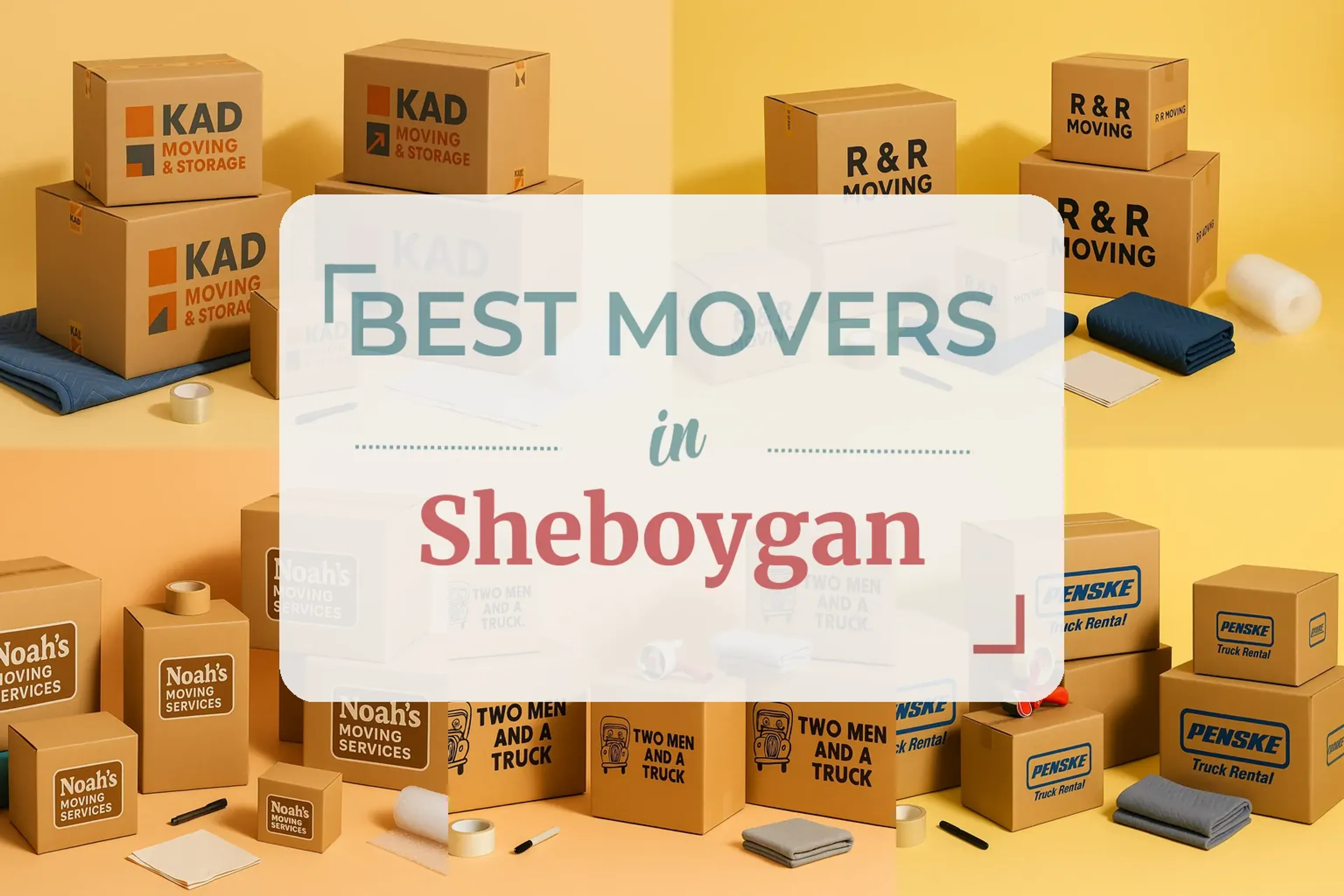 Side-by-side comparison of Sheboygan moving companies