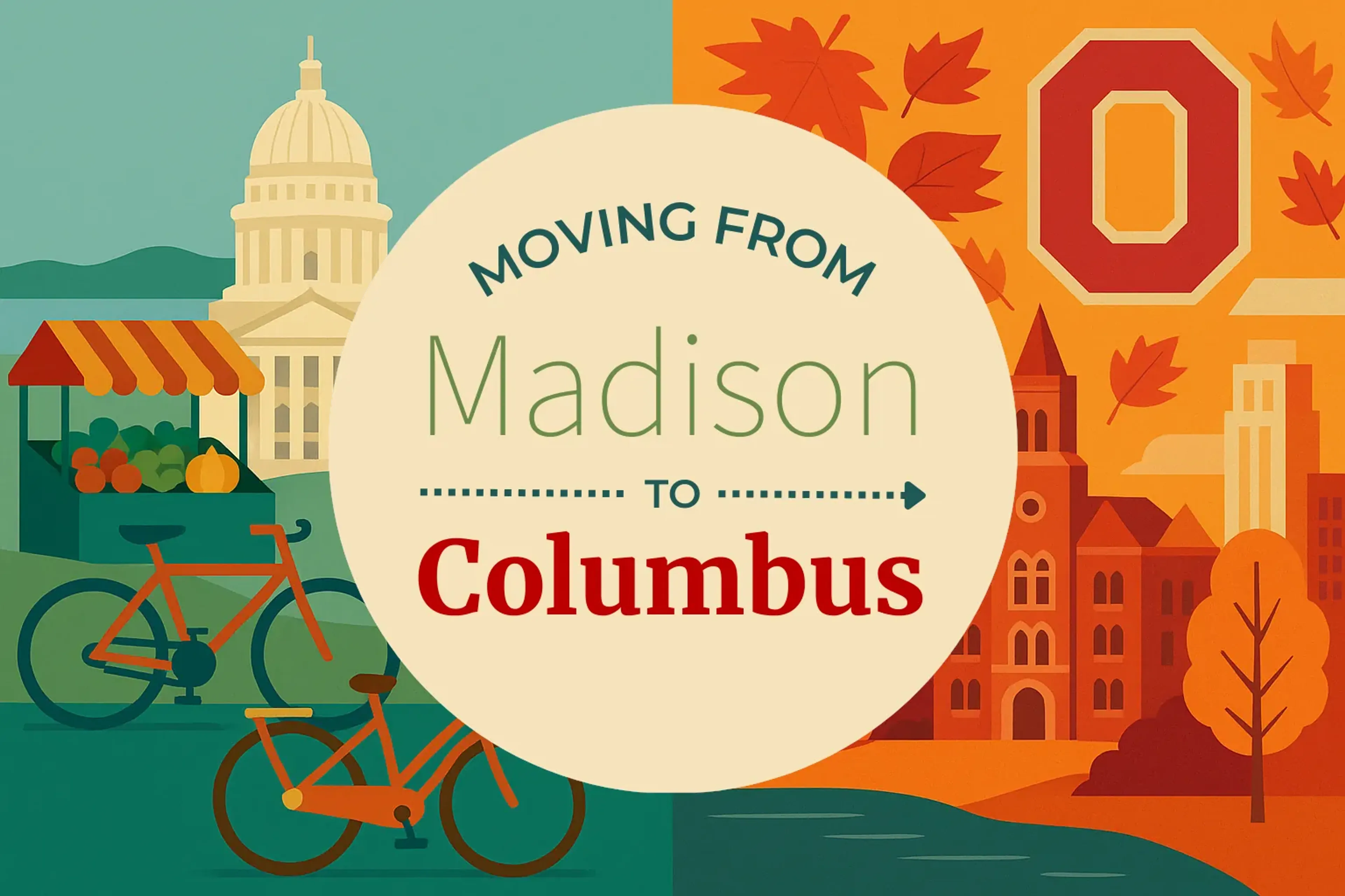Side-by-side comparison of Madison to Columbus moving companies