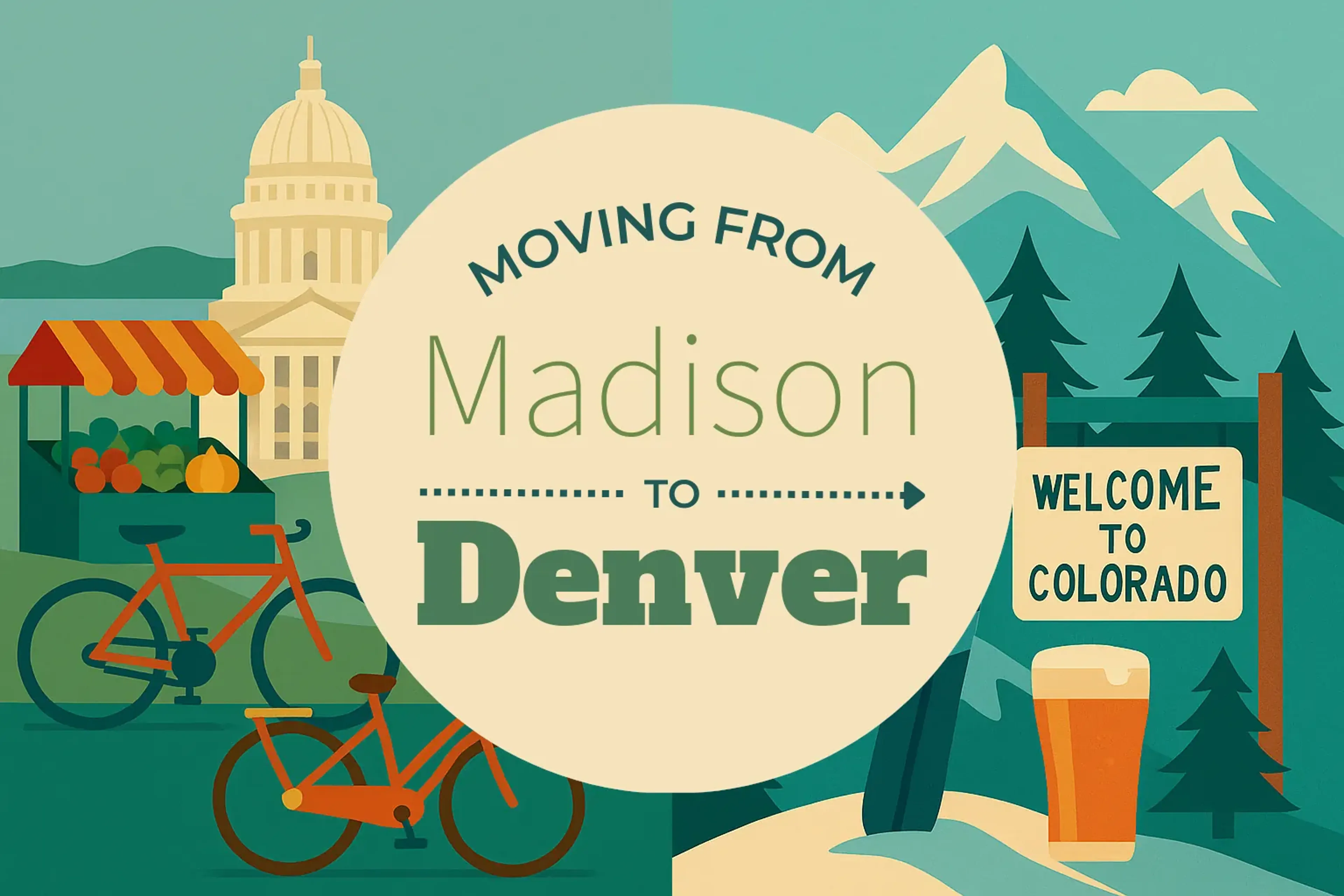 Side-by-side comparison of Madison to Denver moving companies
