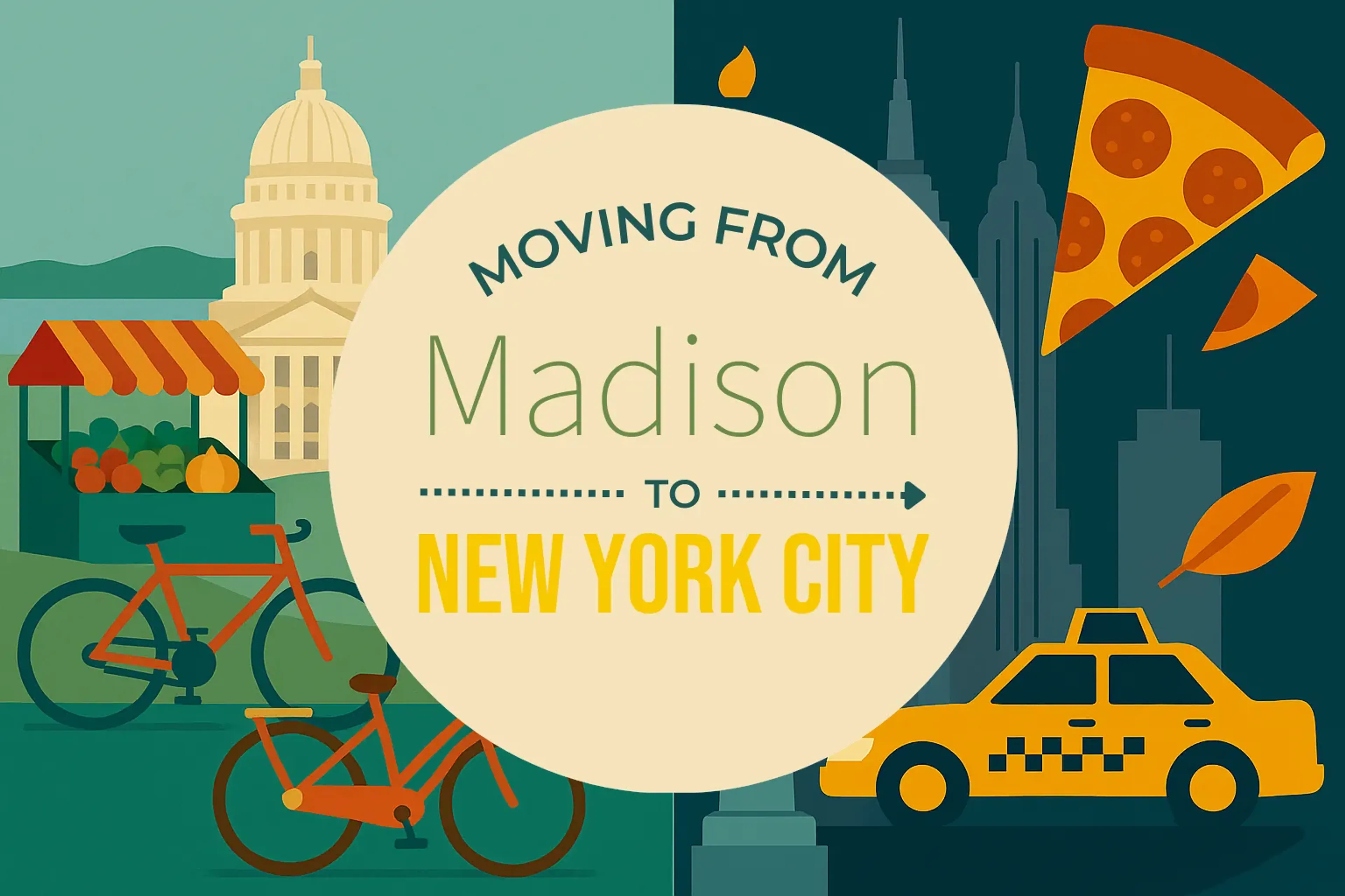 Side-by-side comparison of Madison to New York City moving companies