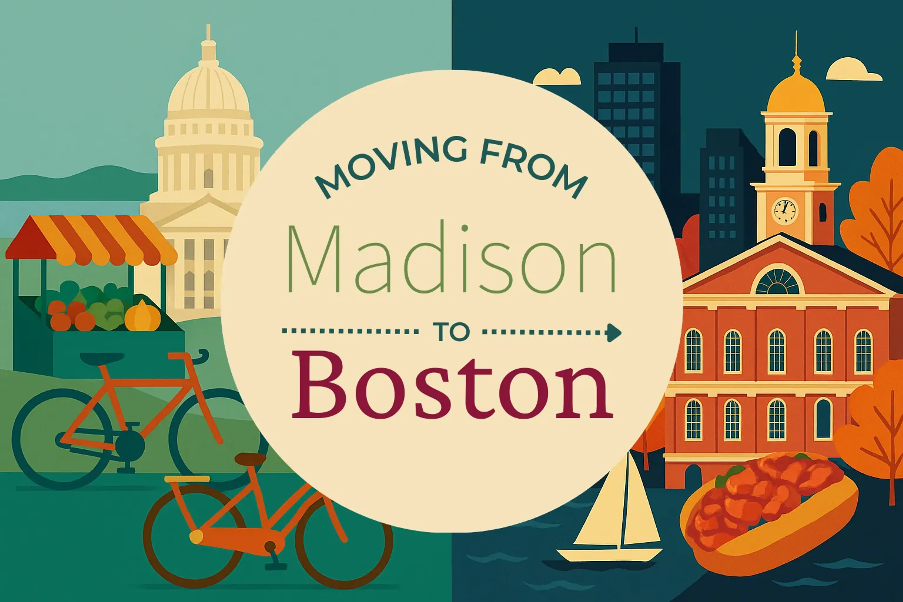 Side-by-side comparison of Madison to Boston moving companies