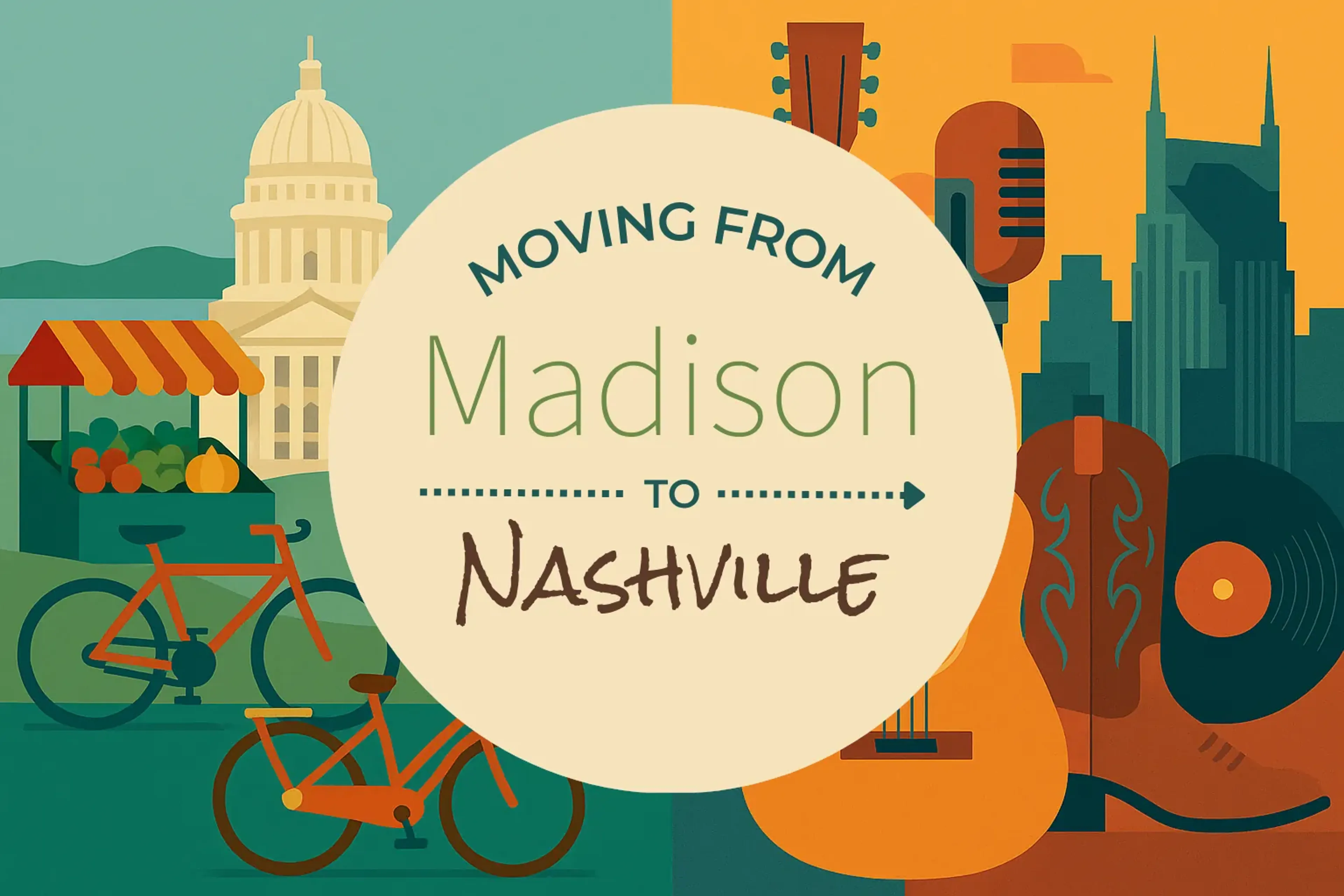 Side-by-side comparison of Madison to Nashville moving companies