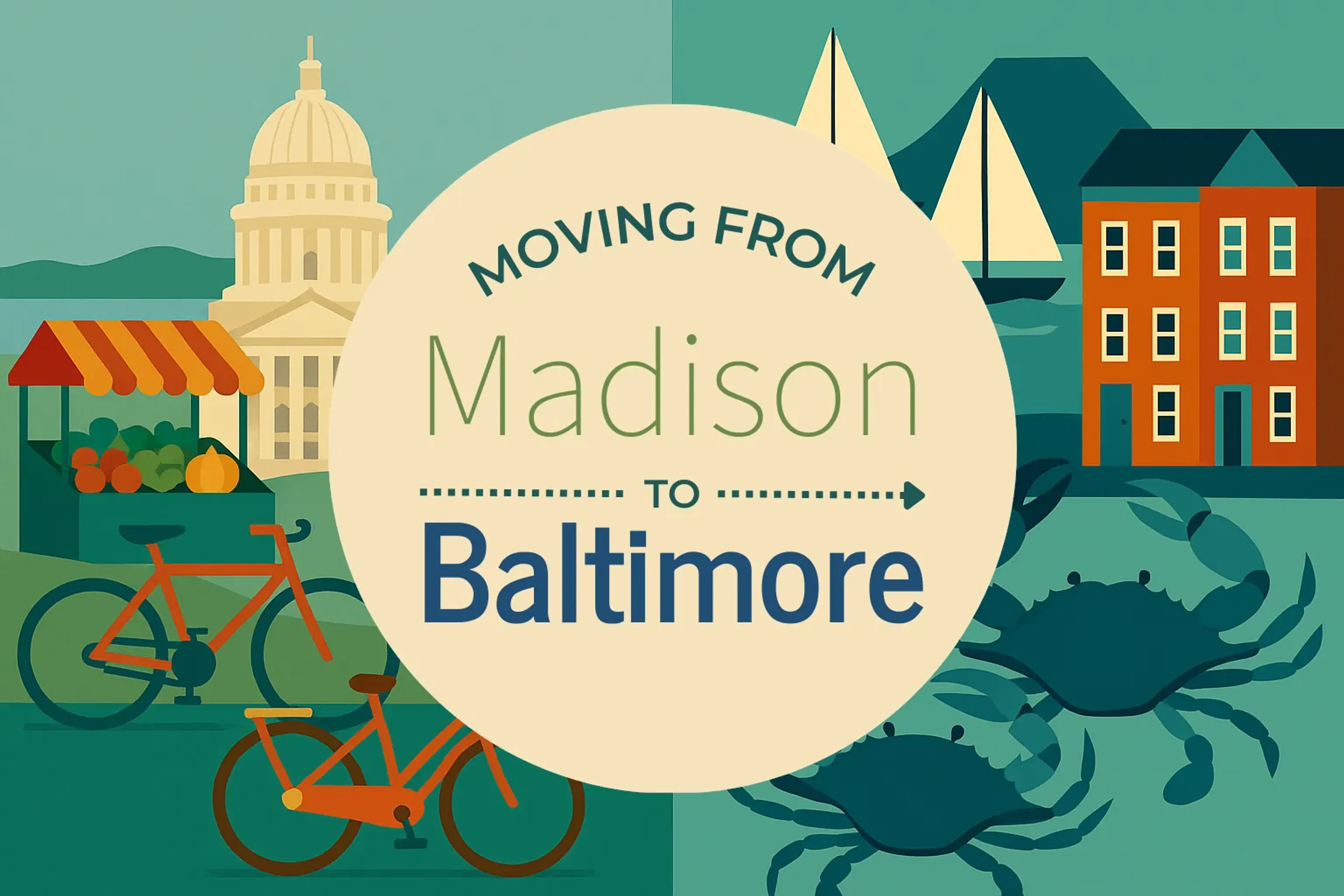 Side-by-side comparison of Madison to Baltimore moving companies