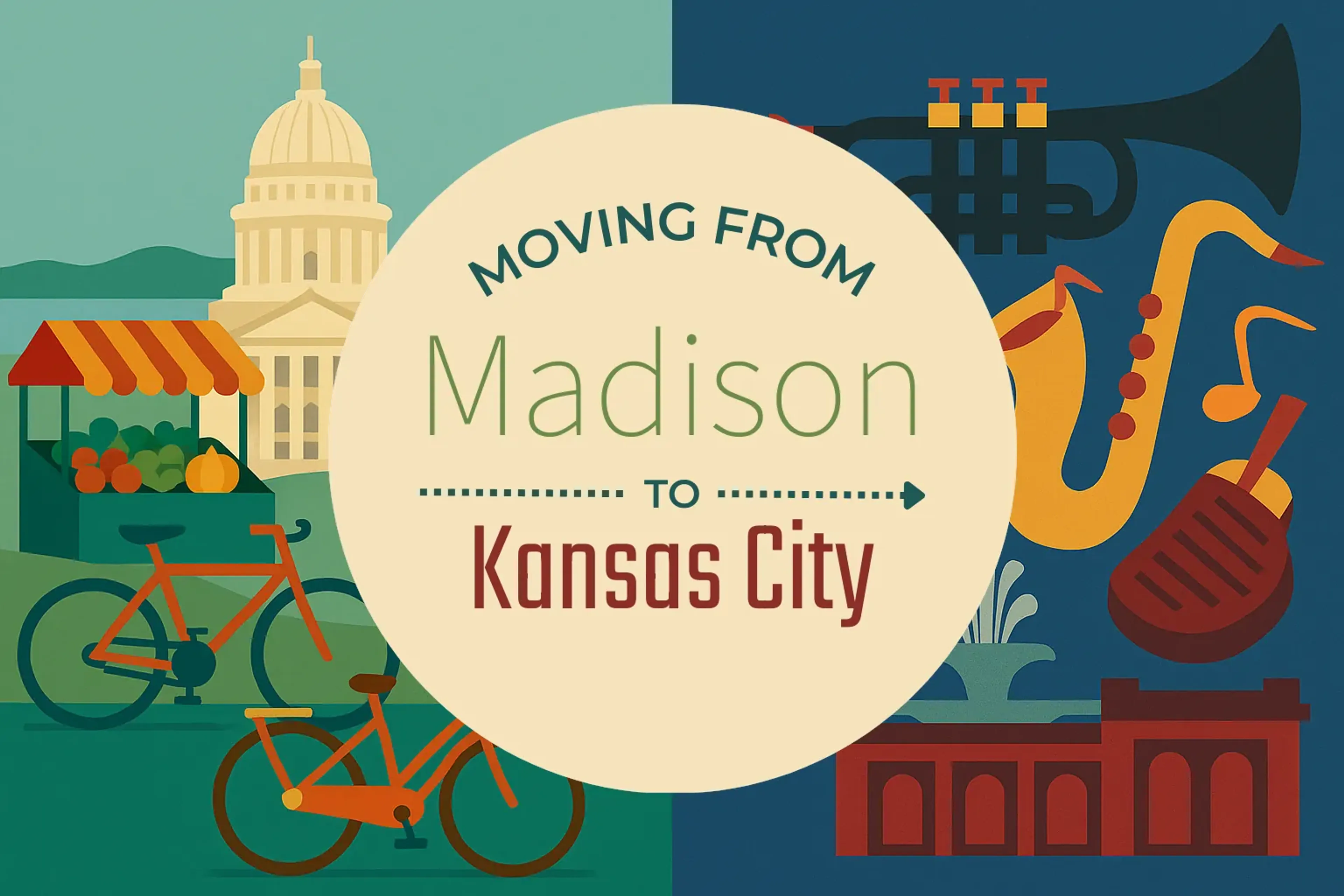 Side-by-side comparison of Madison to Kansas City moving companies