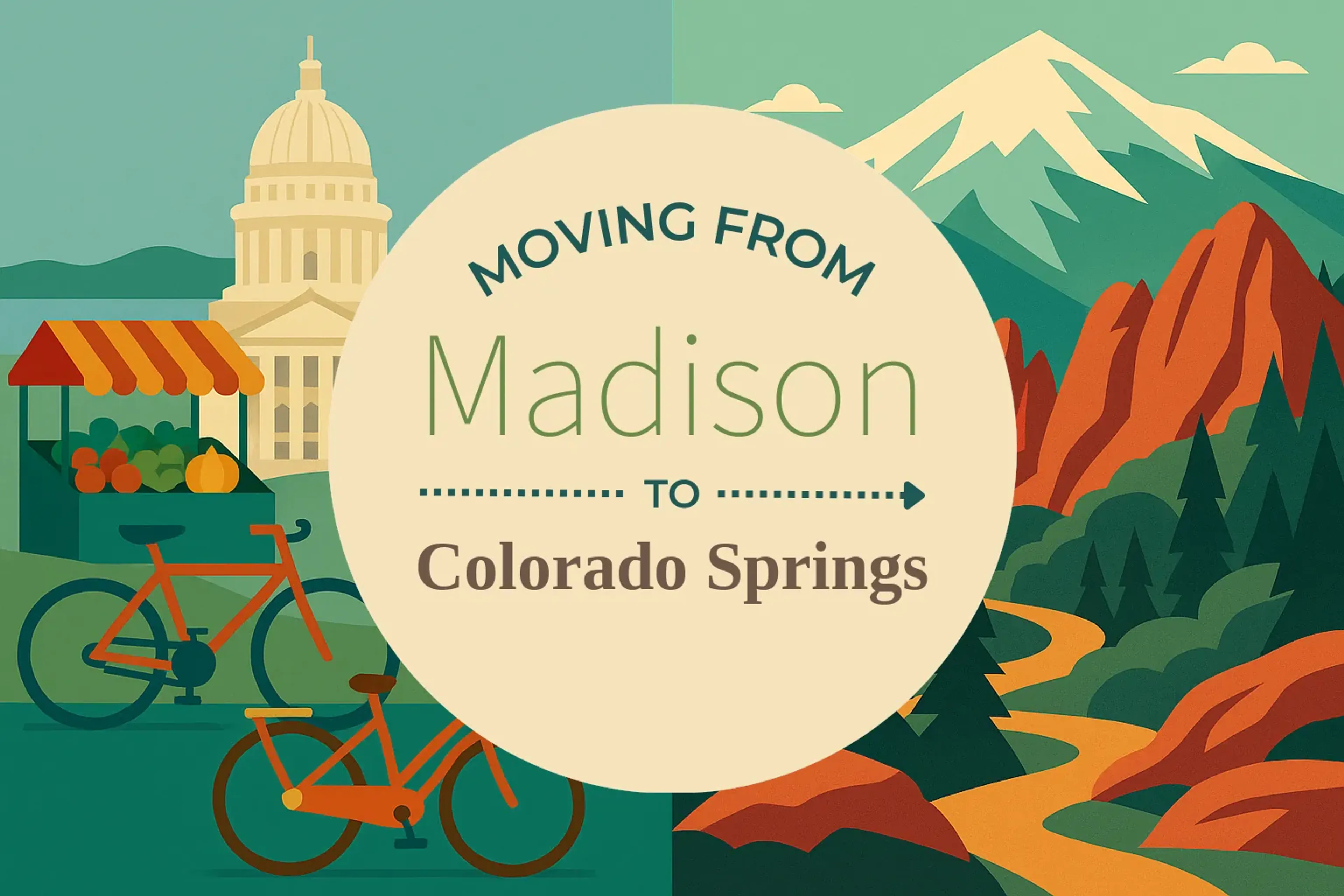 Side-by-side comparison of Madison to Colorado Springs moving companies