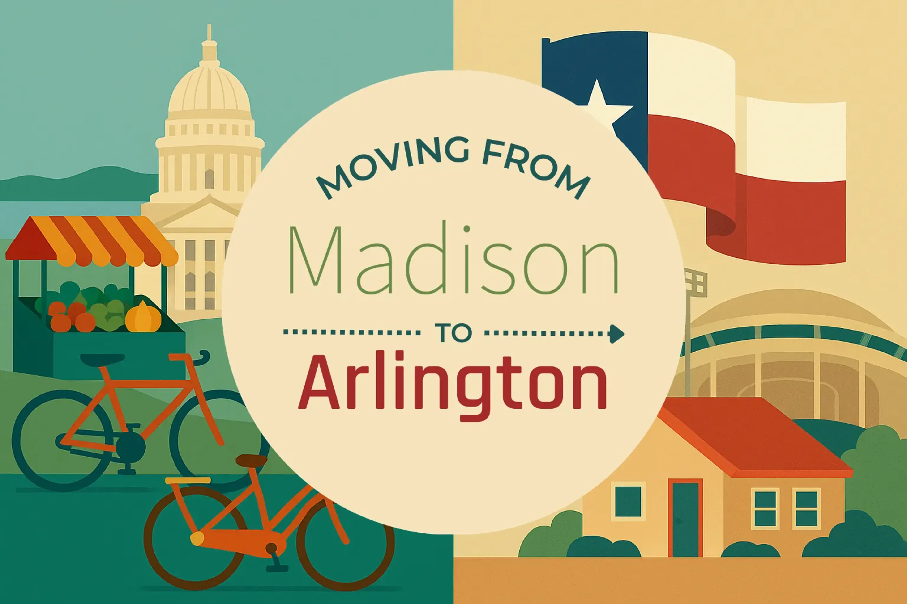Side-by-side comparison of Madison to Arlington moving companies