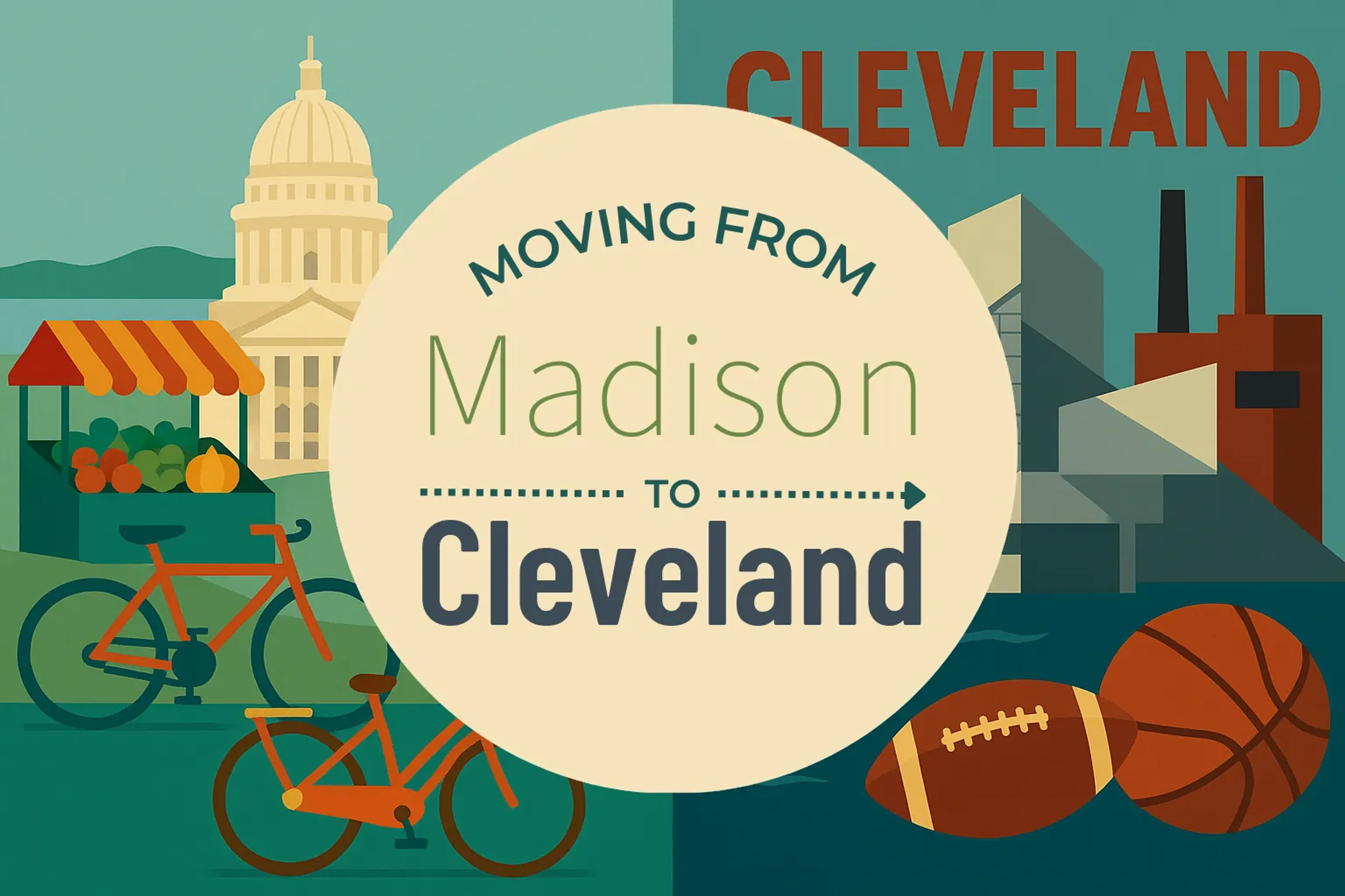 Side-by-side comparison of Madison to Cleveland moving companies
