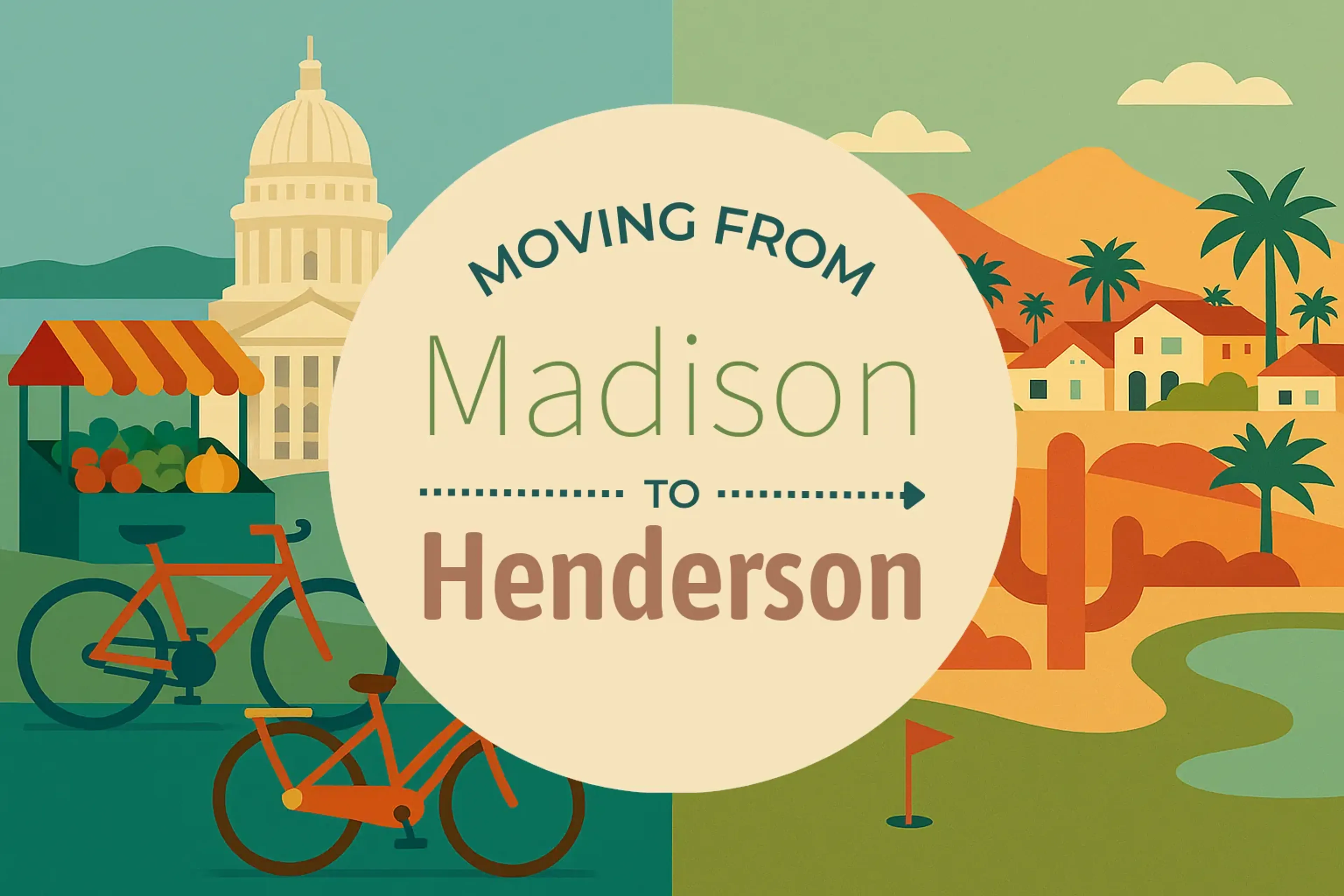 Side-by-side comparison of Madison to Henderson moving companies
