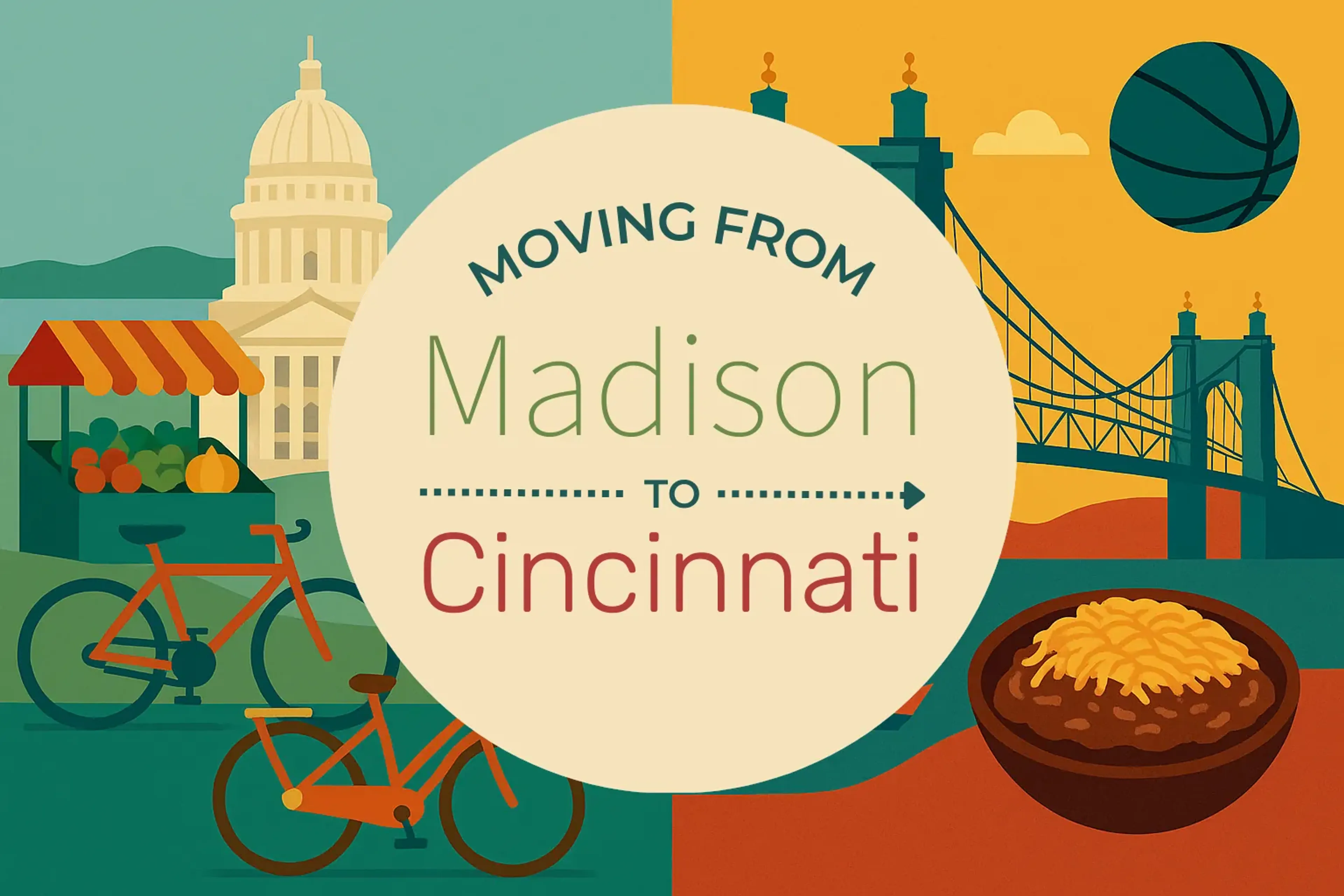 Side-by-side comparison of Madison to Cincinnati moving companies