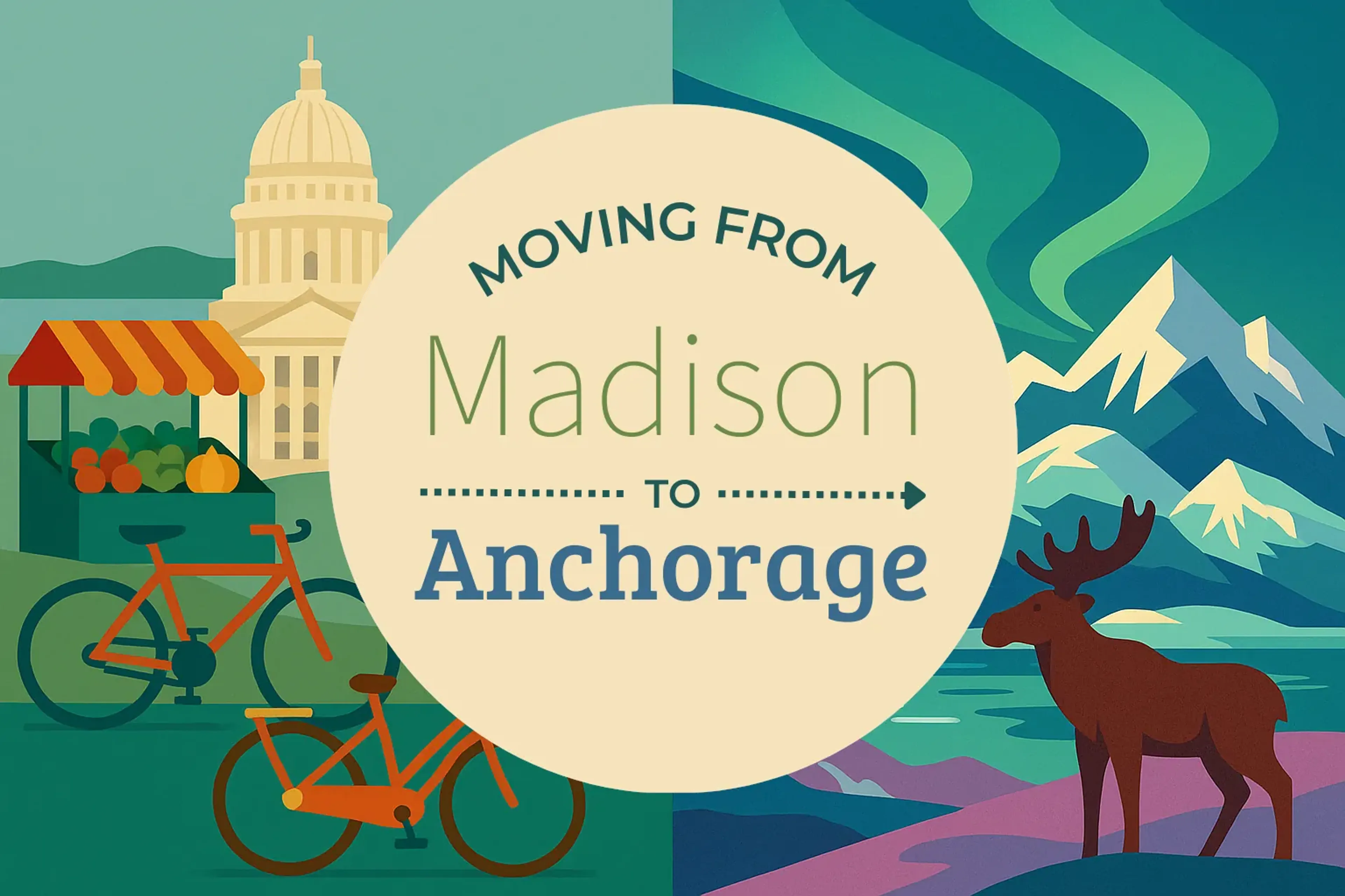 Side-by-side comparison of Madison to Anchorage moving companies