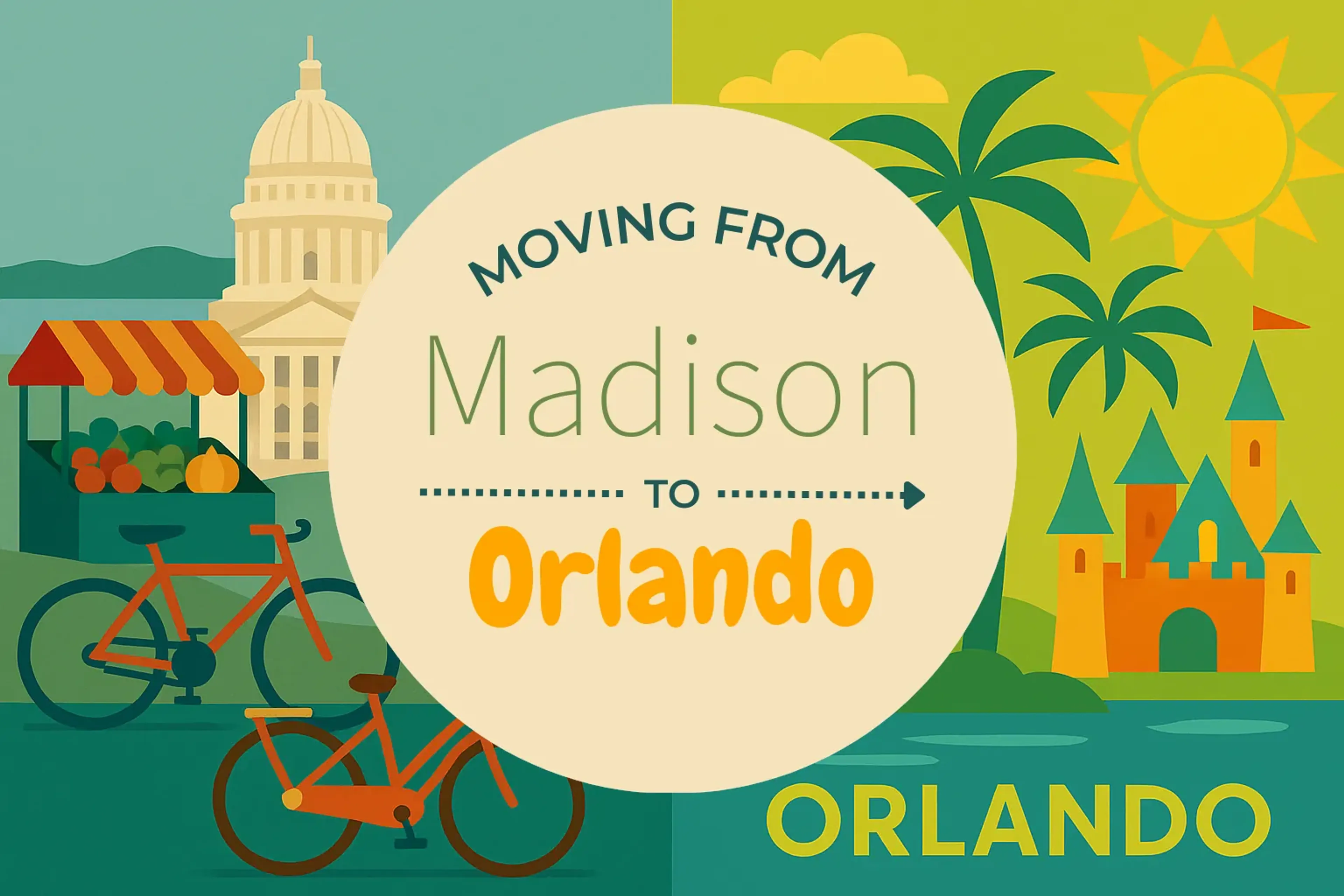 Side-by-side comparison of Madison to Orlando moving companies
