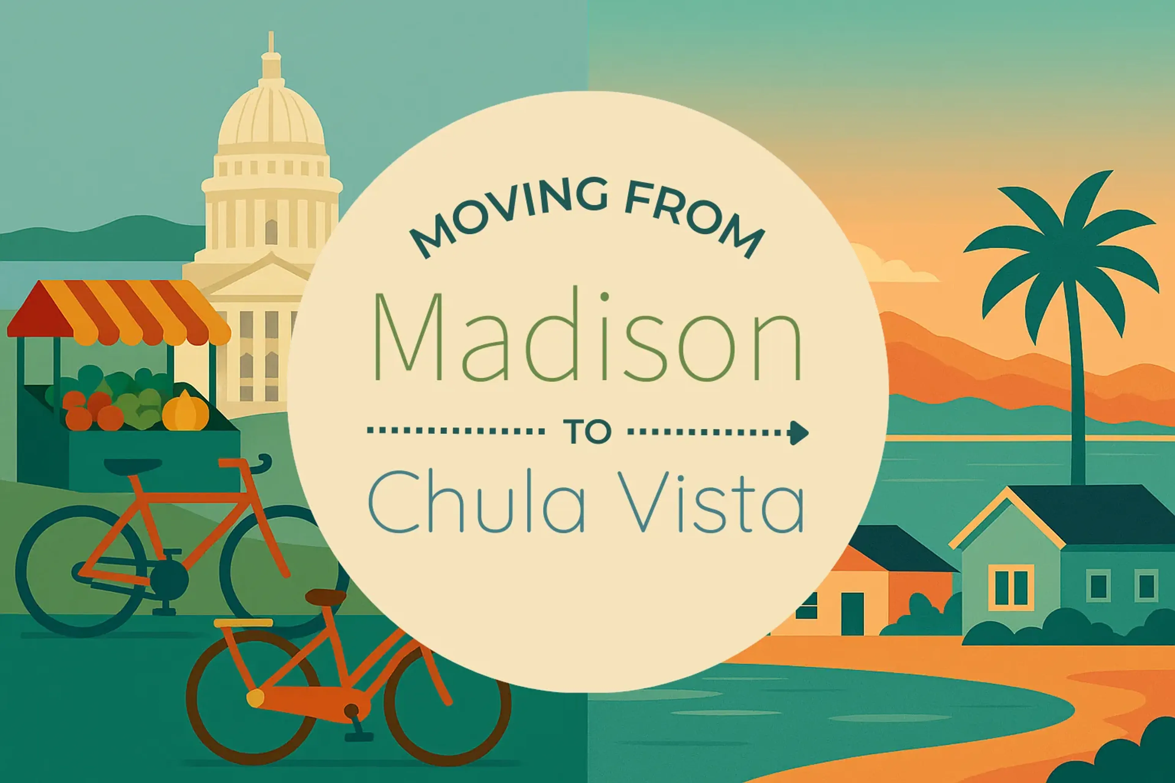 Side-by-side comparison of Madison to Chula Vista moving companies