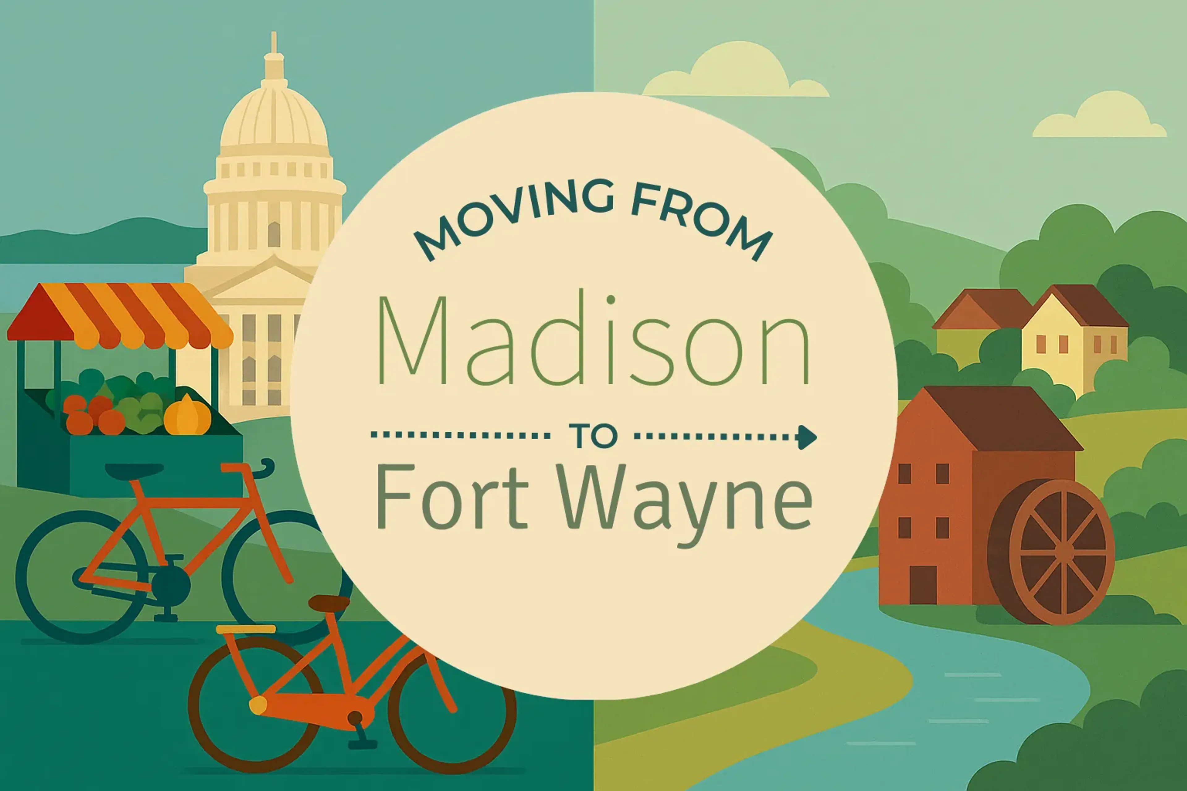 Side-by-side comparison of Madison to Fort Wayne moving companies