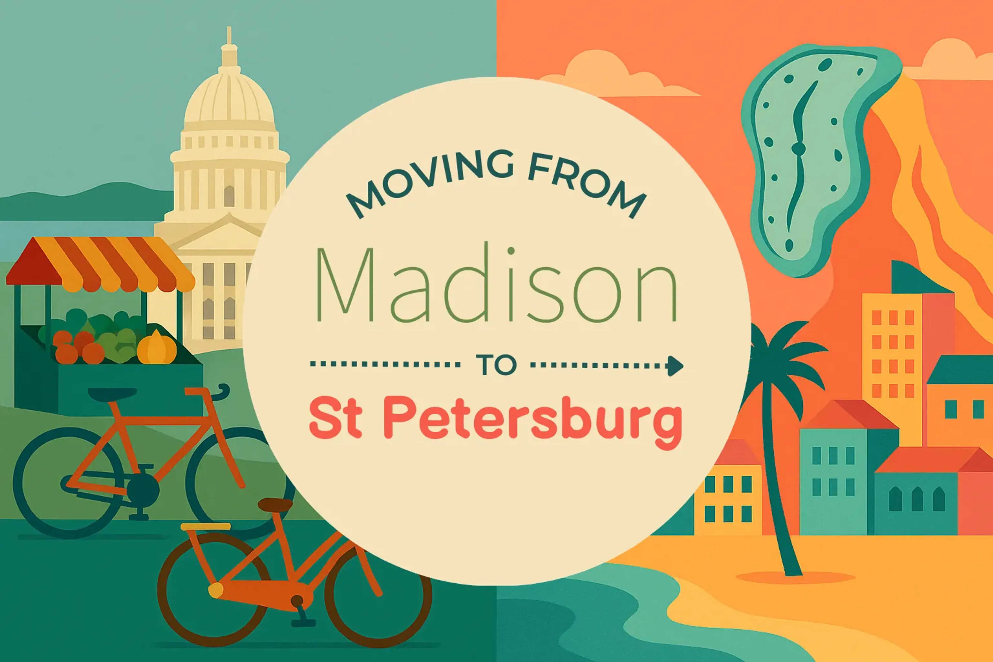 Side-by-side comparison of Madison to St. Petersburg moving companies