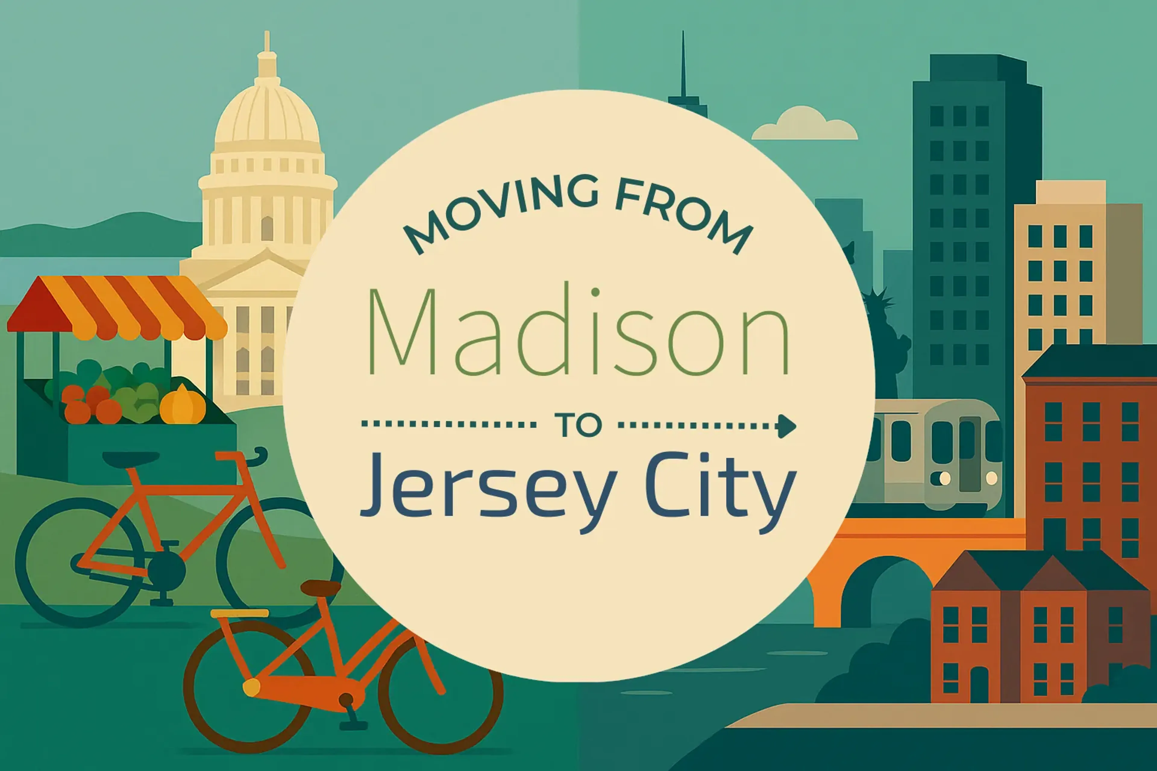 Side-by-side comparison of Madison to Jersey City moving companies