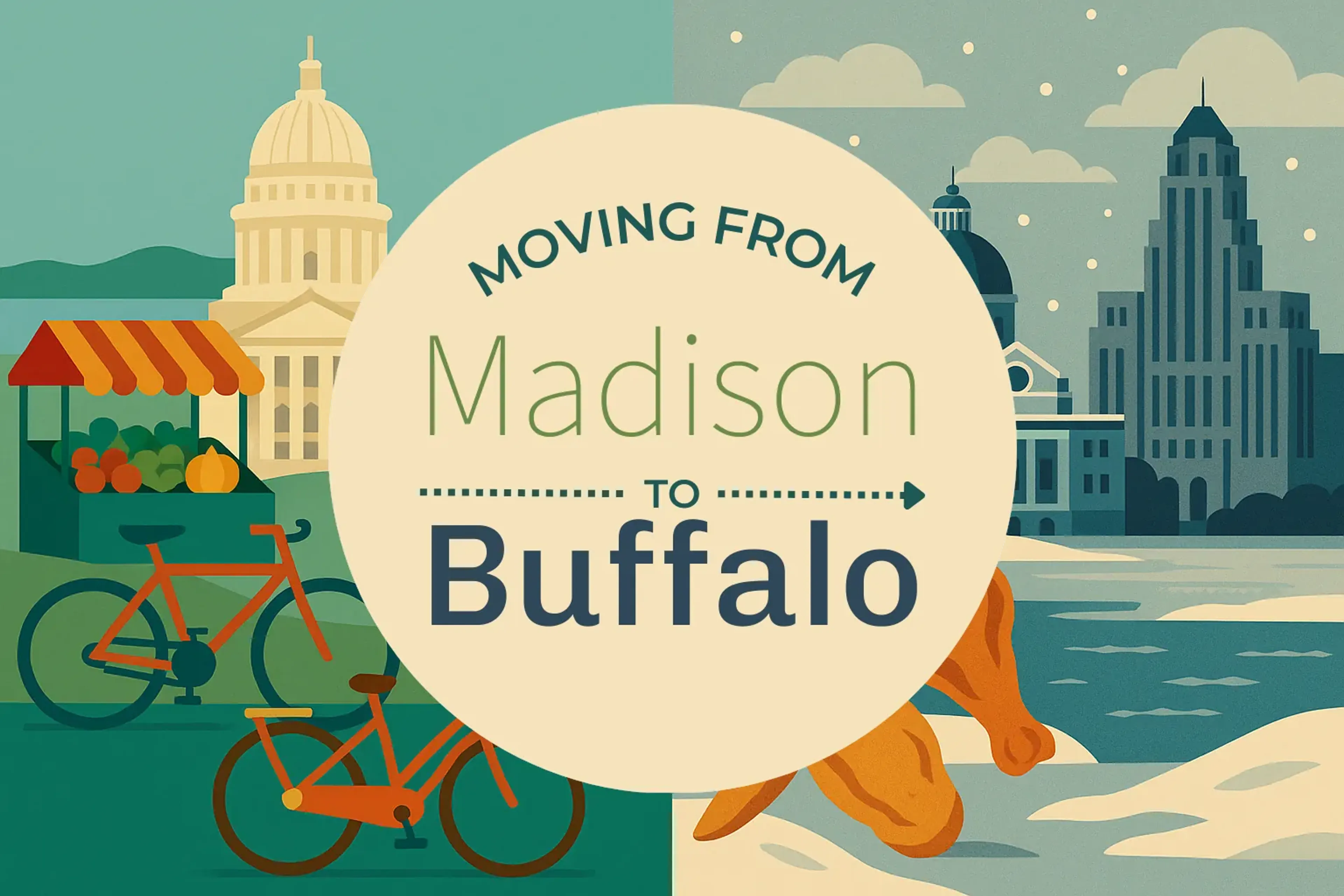 Side-by-side comparison of Madison to Buffalo moving companies