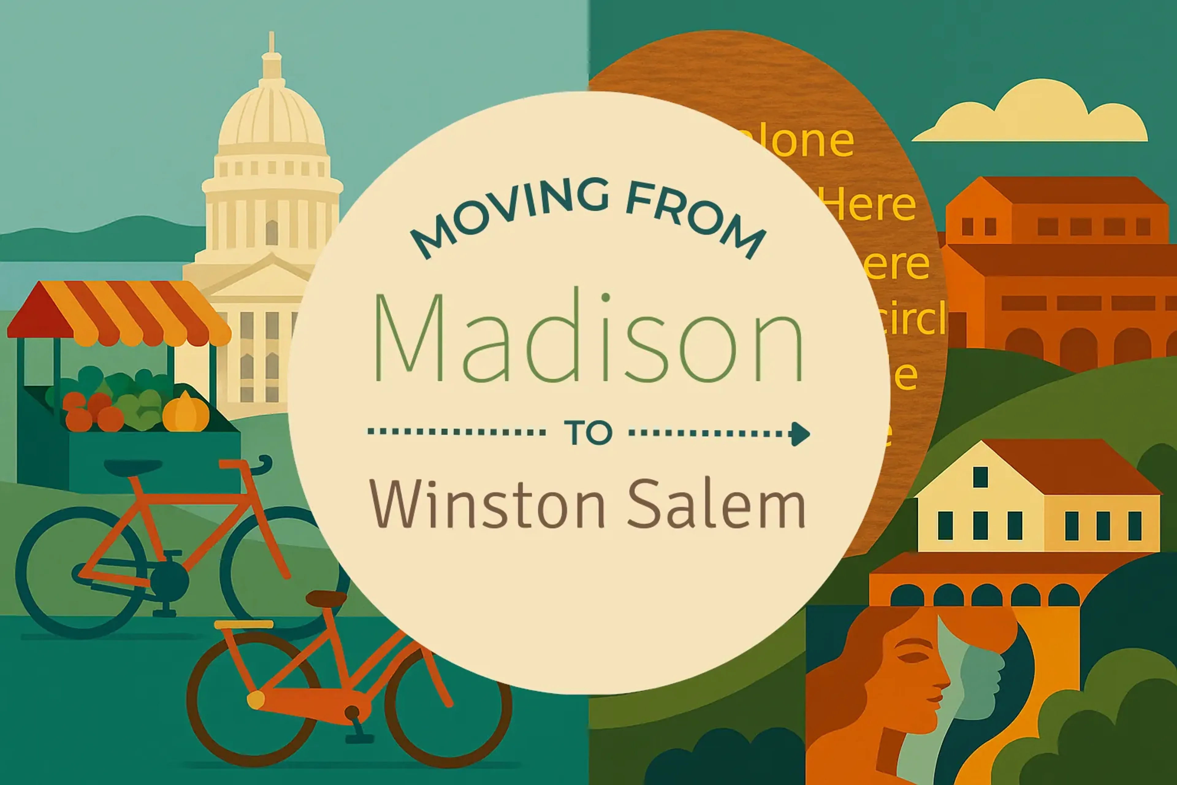 Side-by-side comparison of Madison to Winston Salem moving companies