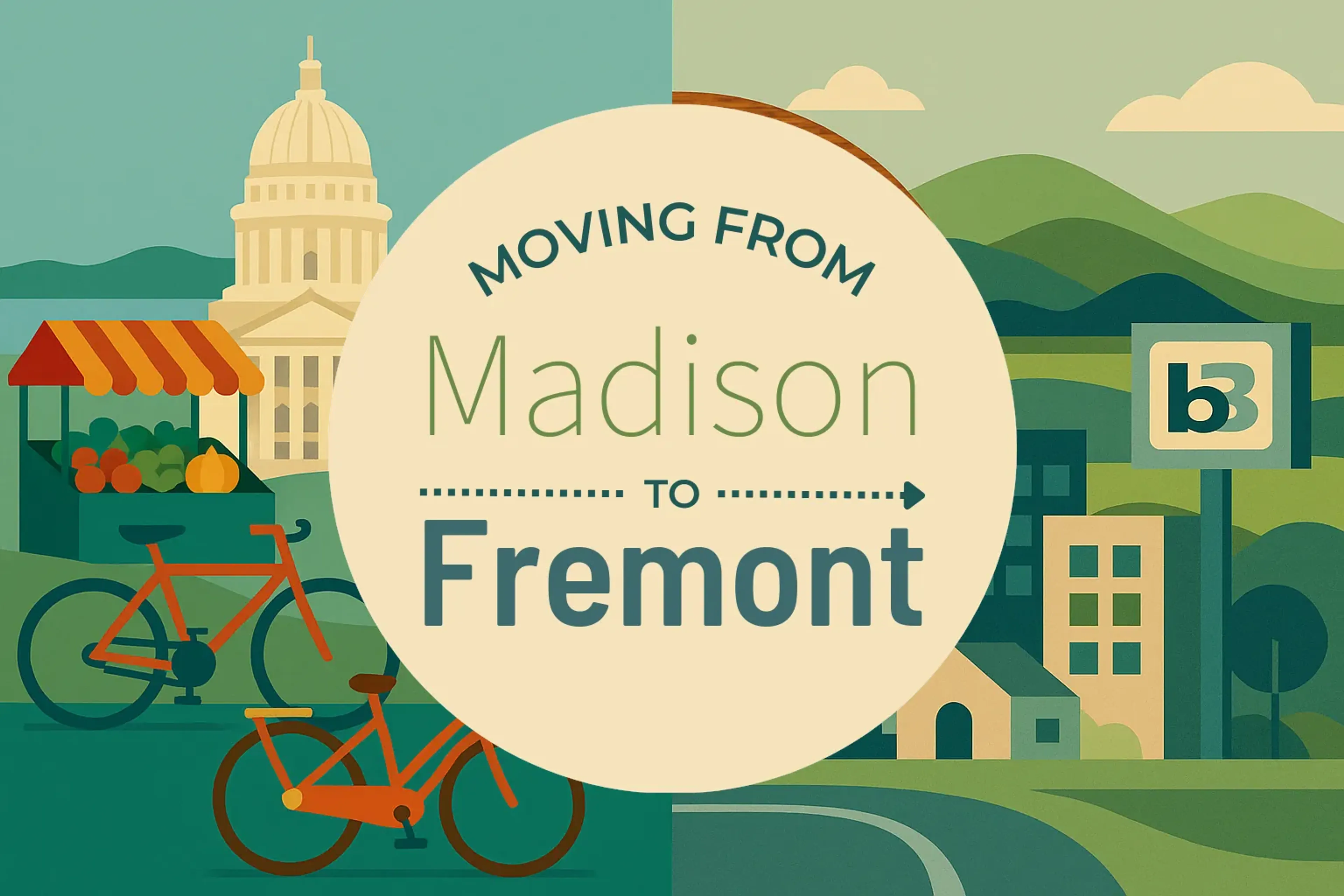 Side-by-side comparison of Madison to Fremont moving companies